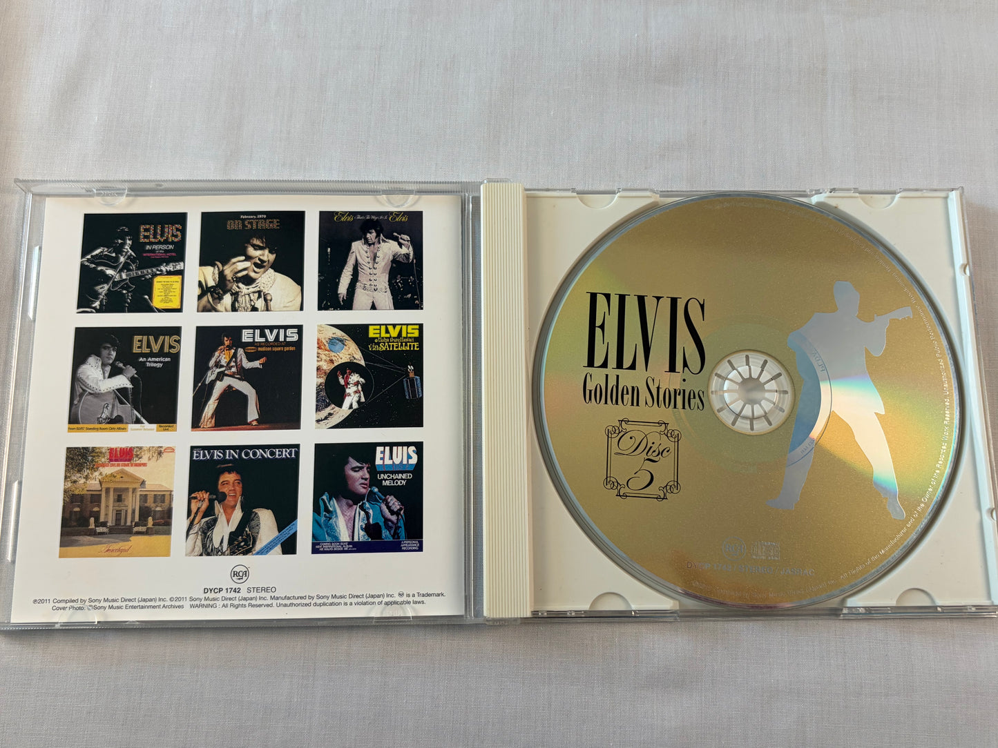 Elvis Presley Golden Stories 5CD Box Set 2011 Sony Music Japan Official Compilation DYCP1738