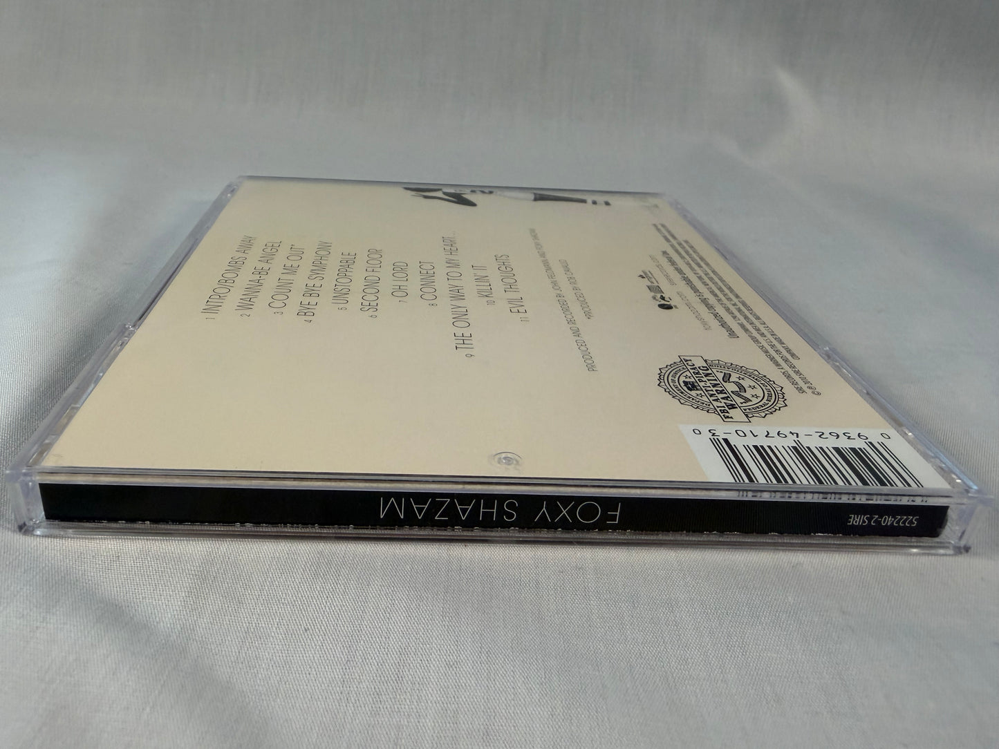 Foxy Shazam Self Titled CD 2010 US Pressing Sire Records Unstoppable Alternative Rock