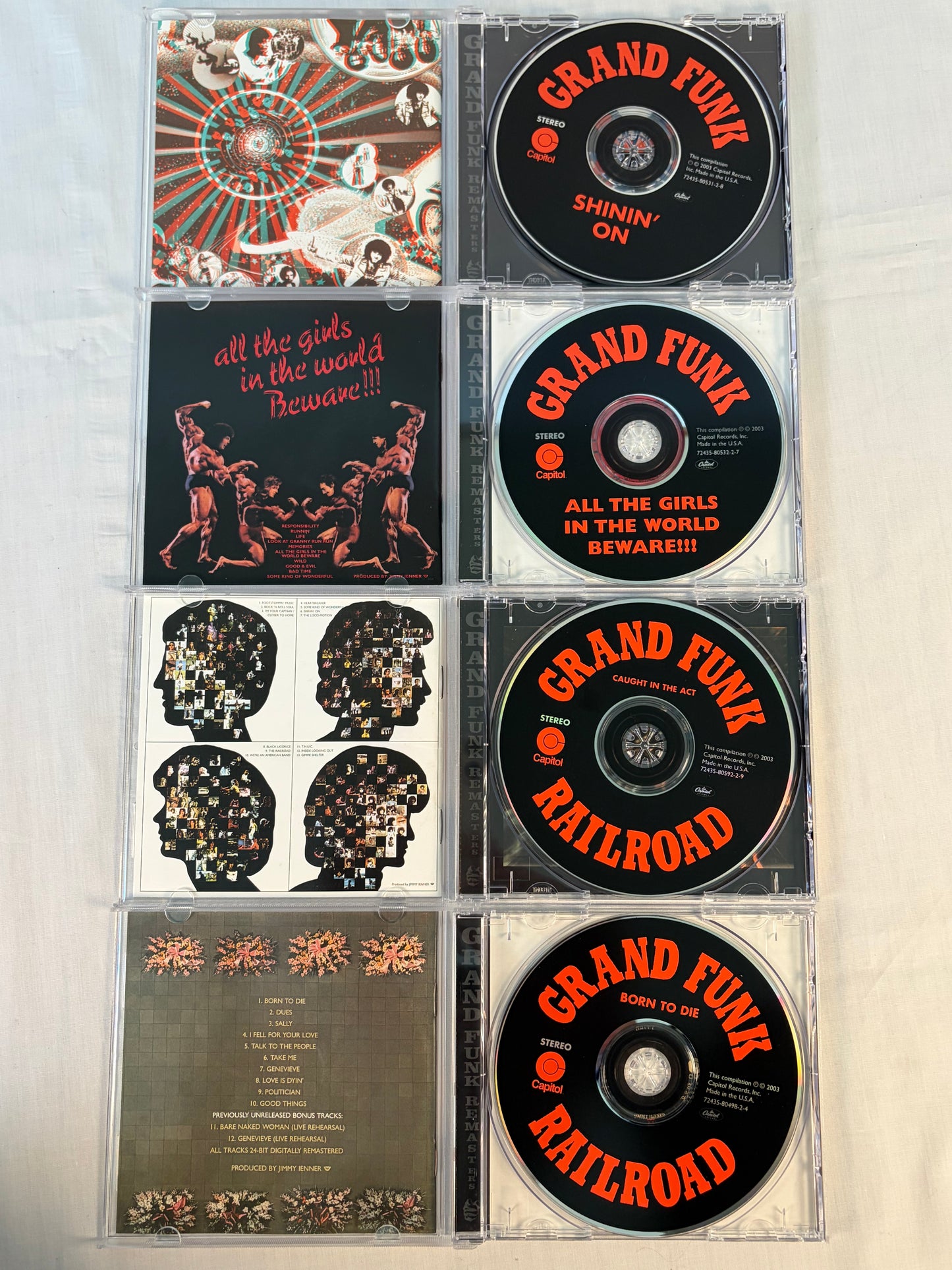 Grand Funk Railroad Trunk of Funk 12CD Complete Limited Box Set Remastered with 3D Glasses Pick
