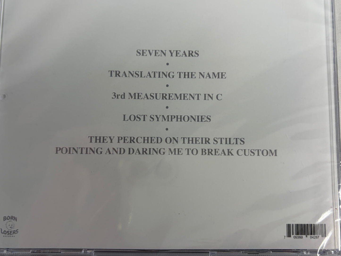 Saosin Translating The Name CD Born Losers Records Reissue Factory Sealed Screamo Post-Hardcore