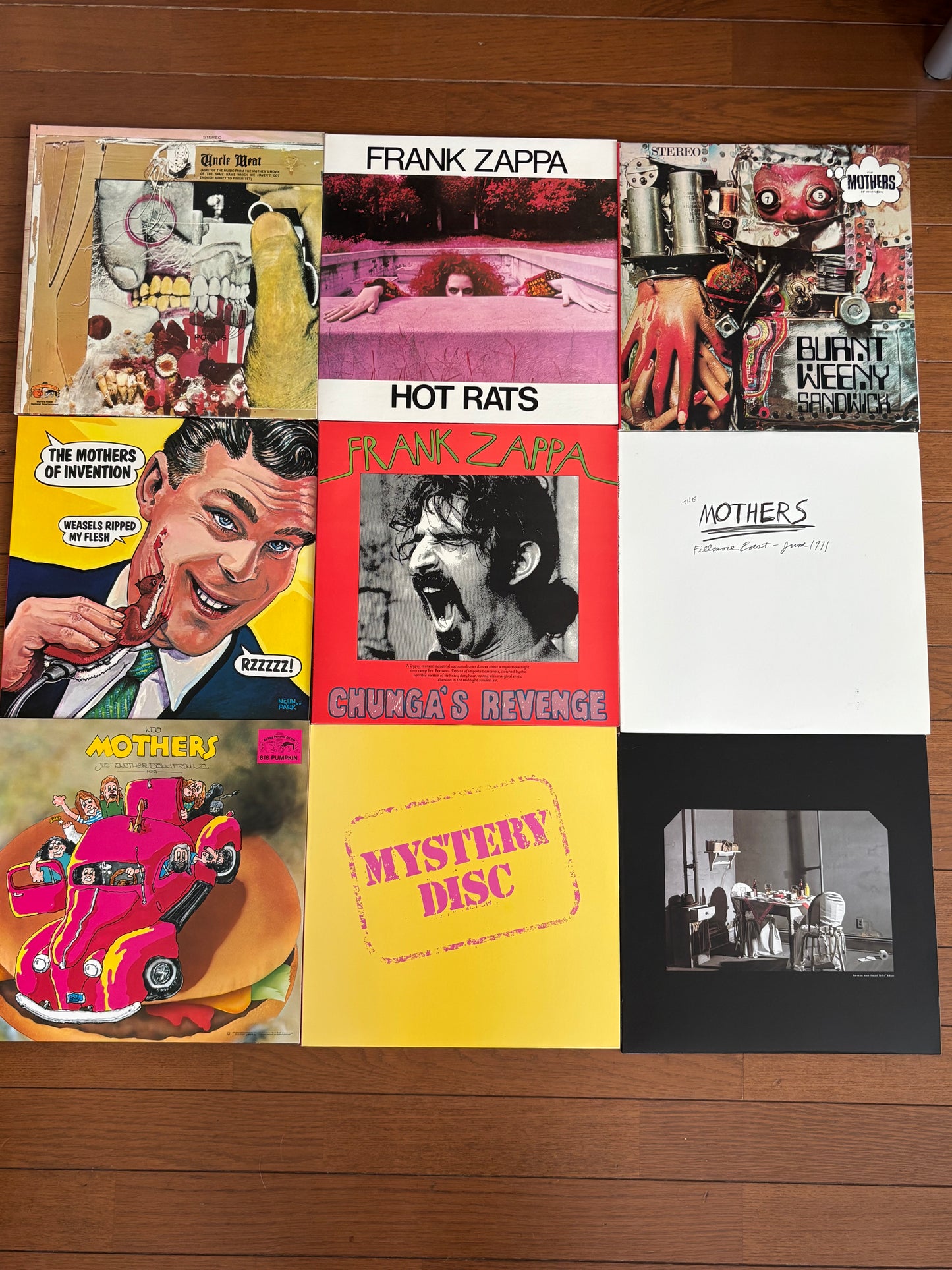 Frank Zappa The Old Masters Box Two 8 Title 9 LP Vinyl Set incl. Mystery Disc
