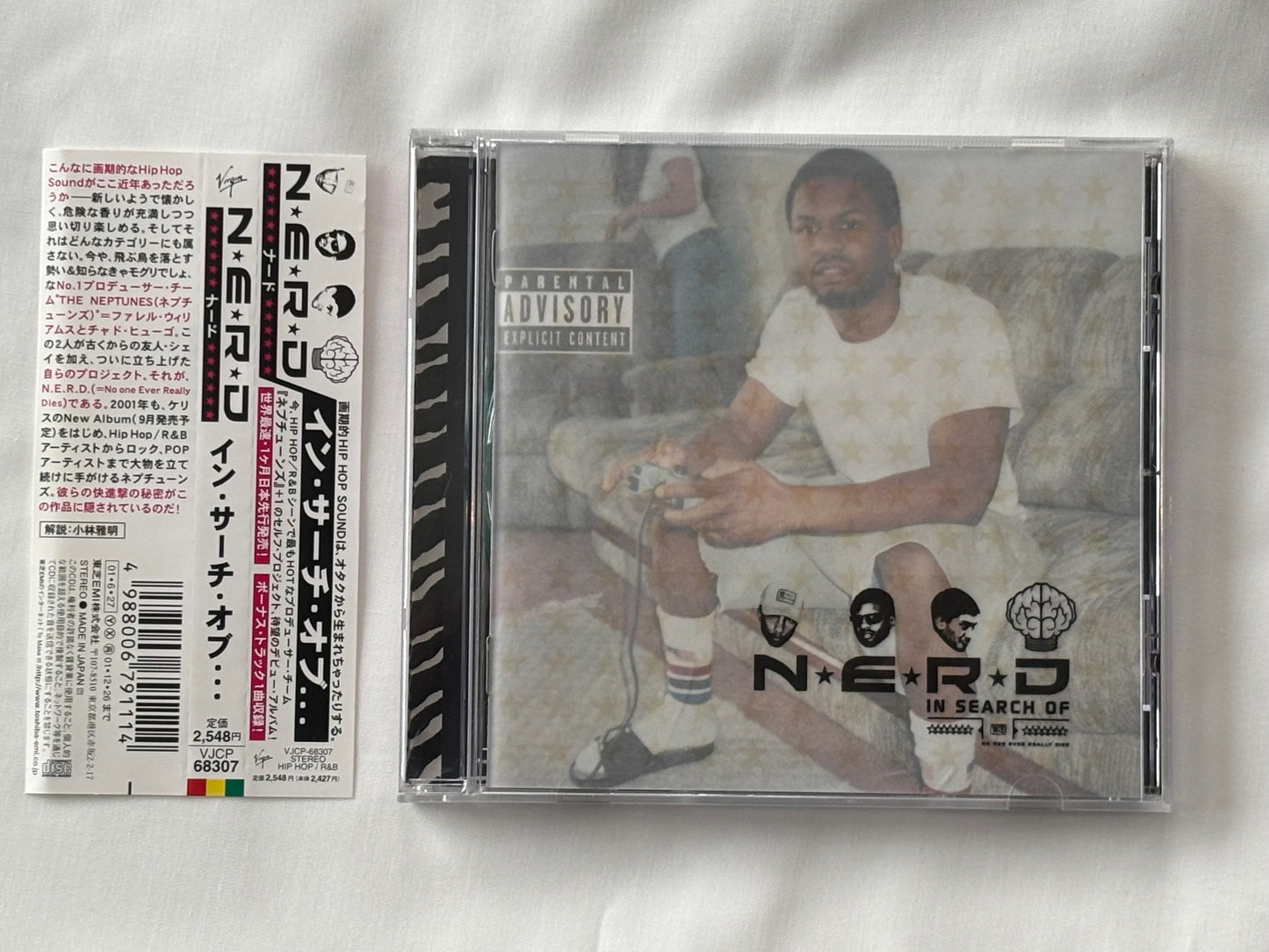 N.E.R.D In Search Of Electronic Version Japan CD w/ OBI VJCP-68307 2001 Bonus Track