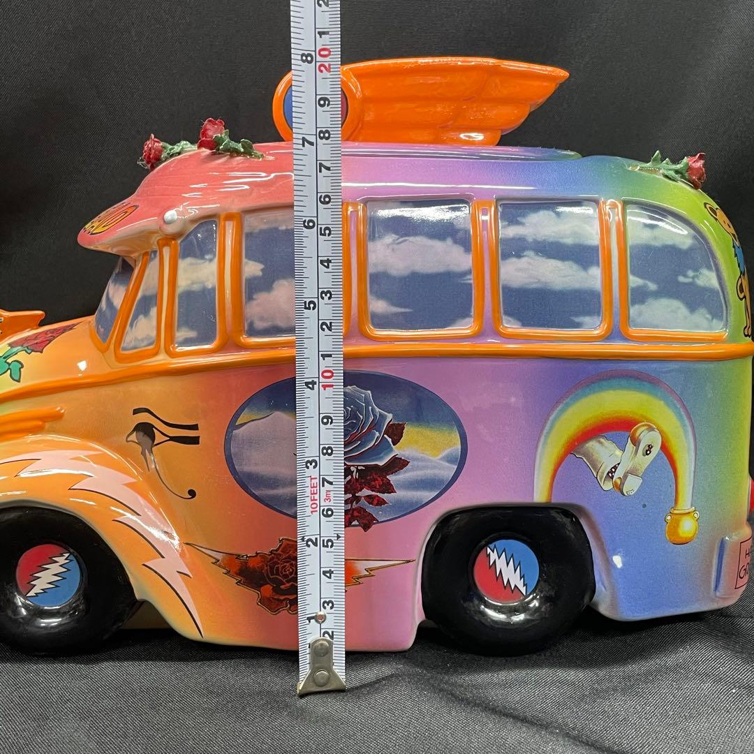 Grateful Dead Cookie Jar Stanley Mouse Limited Edition 1998 Vandor Bus JUNK Condition