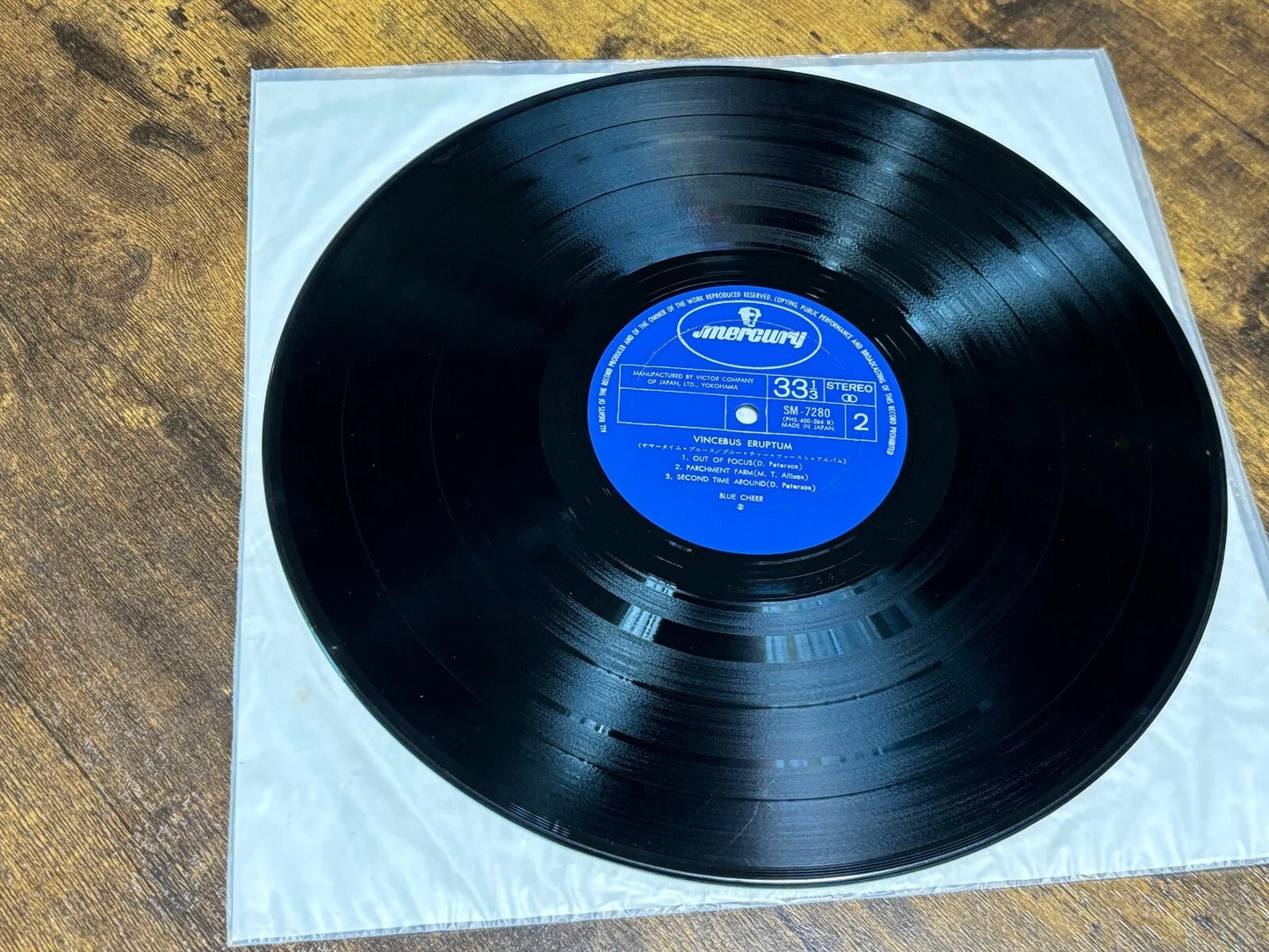 Blue Cheer Vincebus Eruptum Vinyl LP Mercury SM7280 Japan Press Summertime Blues
