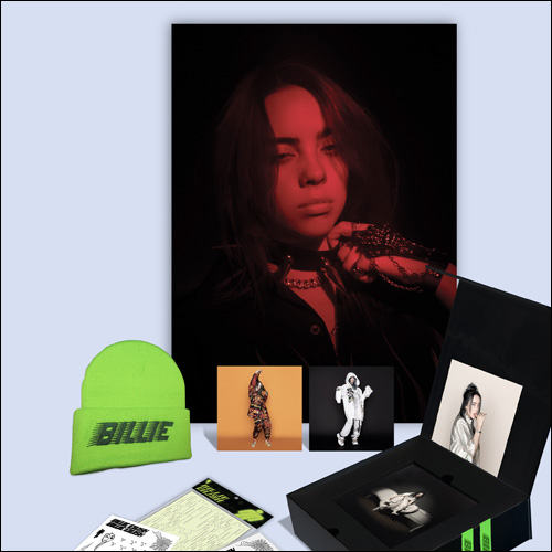 Billie Eilish When We All Fall Asleep Where Do We Go CD Super Deluxe Fan Box Set Factory Sealed