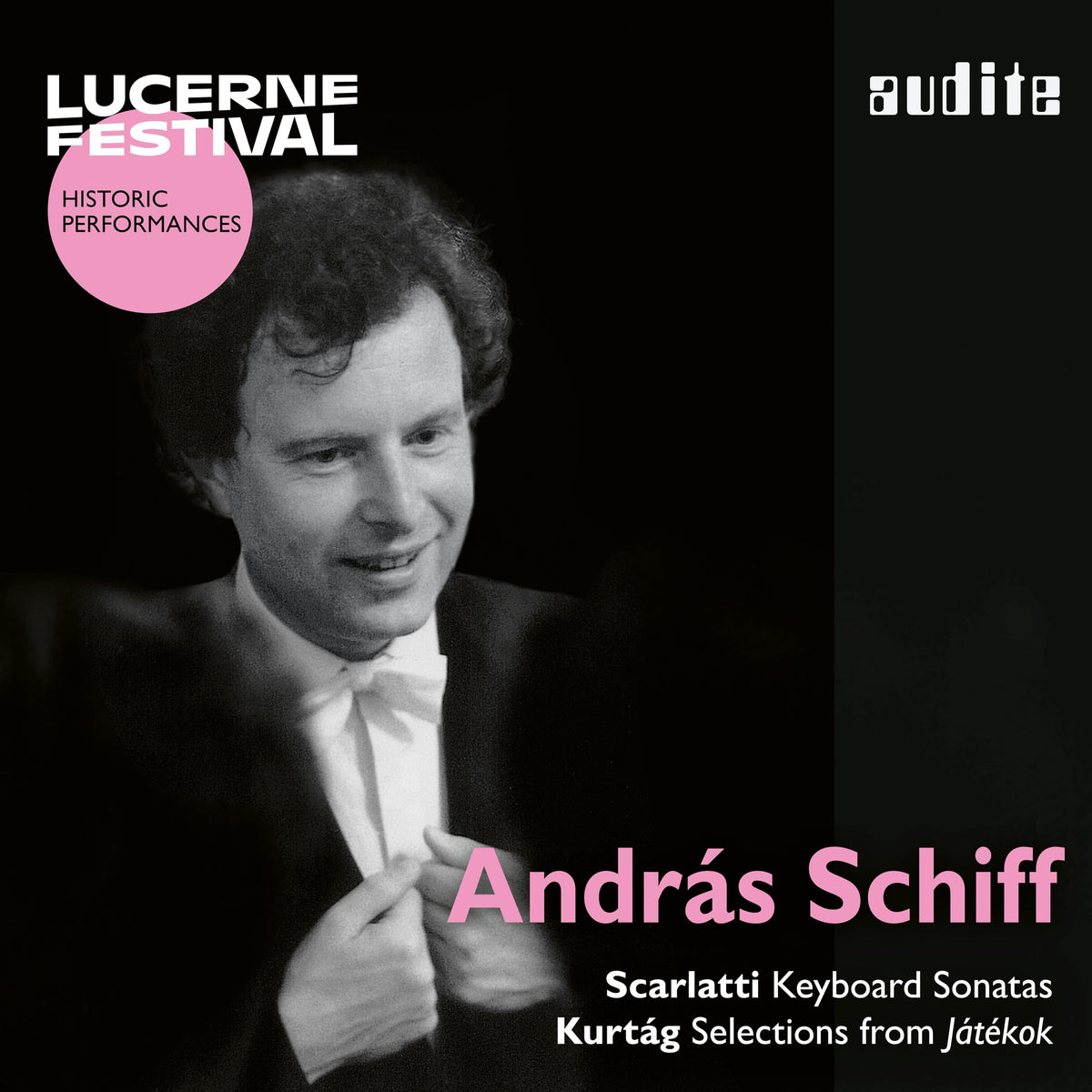 Andras Schiff – Scarlatti & Kurtag Piano Works Lucerne Festival Live 1998 & 1999 (2025 CD, audite)