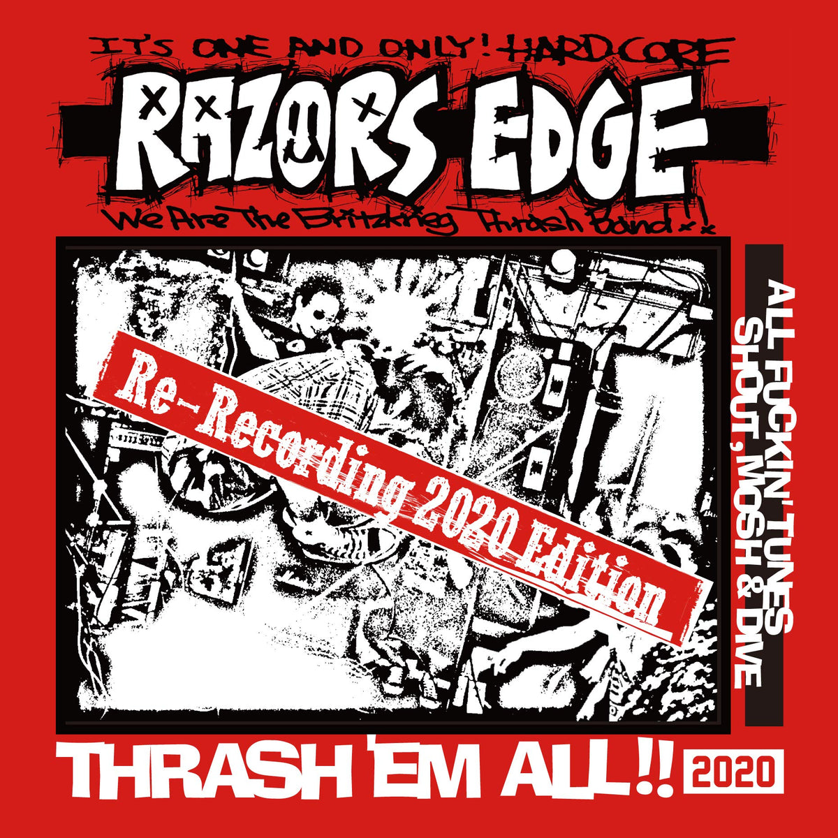Razors Edge – Thrash ‘Em All!! 2020 (Japan Edition 2020 2CD, PCD-26077/8 / cap-327, Felicity)