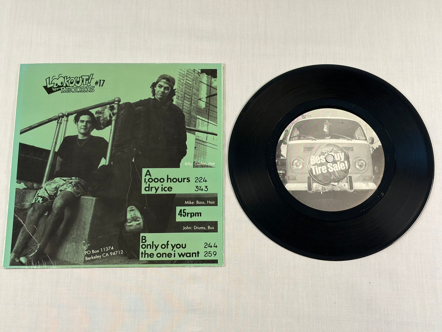 Green Day 4 Vinyl Set Lookout Records 39 Smooth Kerplunk Slappy 1000 Hours OG Rare Pack