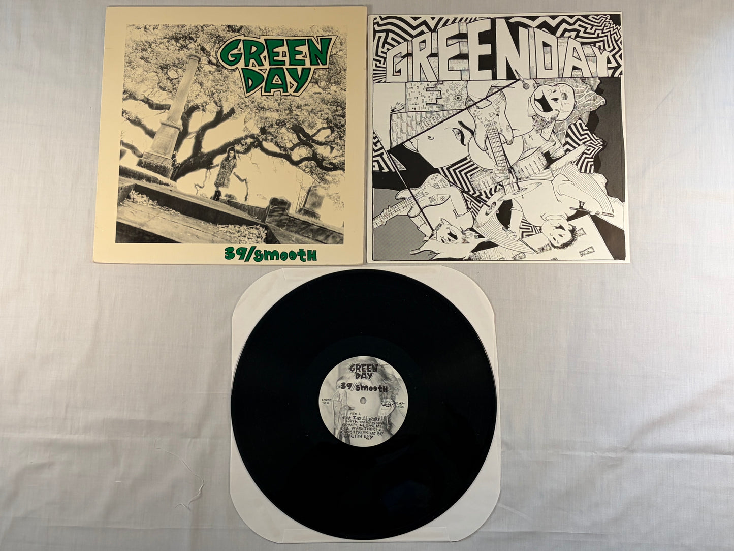 Green Day 4 Vinyl Set Lookout Records 39 Smooth Kerplunk Slappy 1000 Hours OG Rare Pack