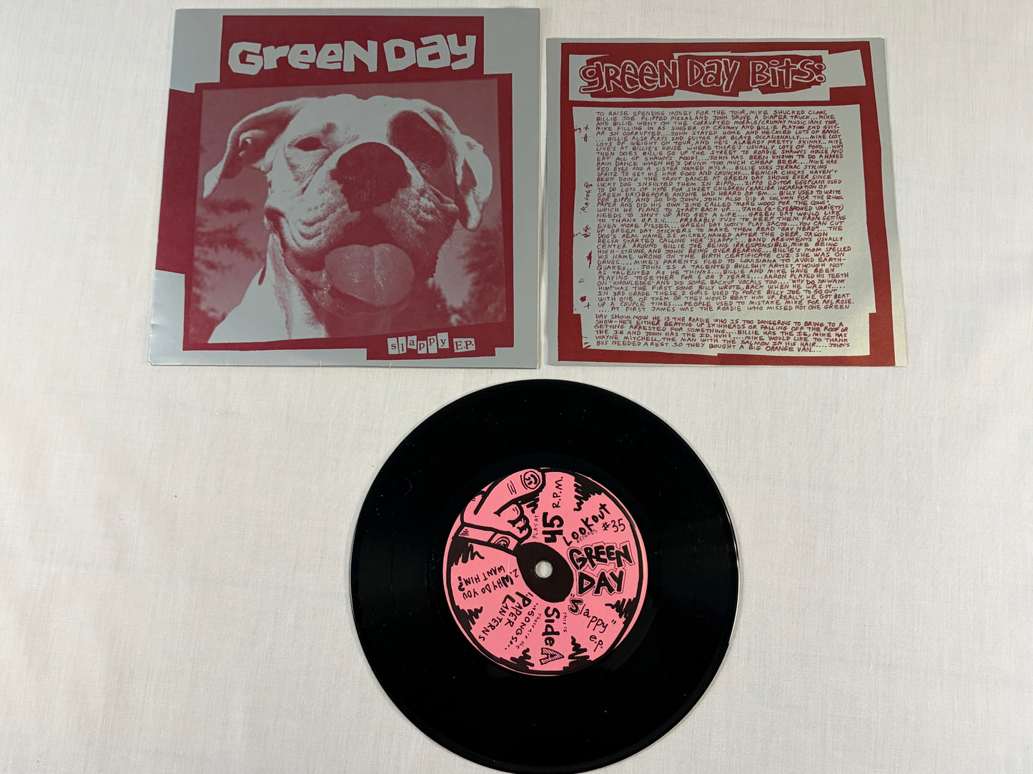Green Day 4 Vinyl Set Lookout Records 39 Smooth Kerplunk Slappy 1000 Hours OG Rare Pack