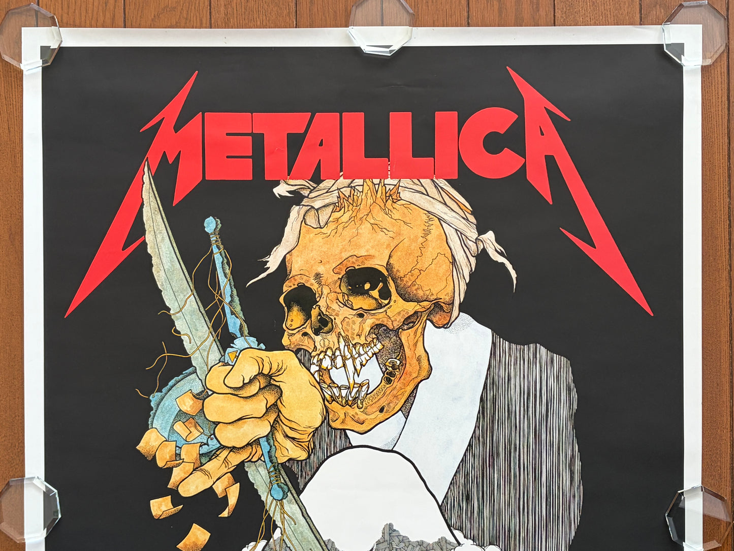 Metallica – Damaged Justice Japan Tour 1989 (Pushead, Promo Poster, CBS Sony)