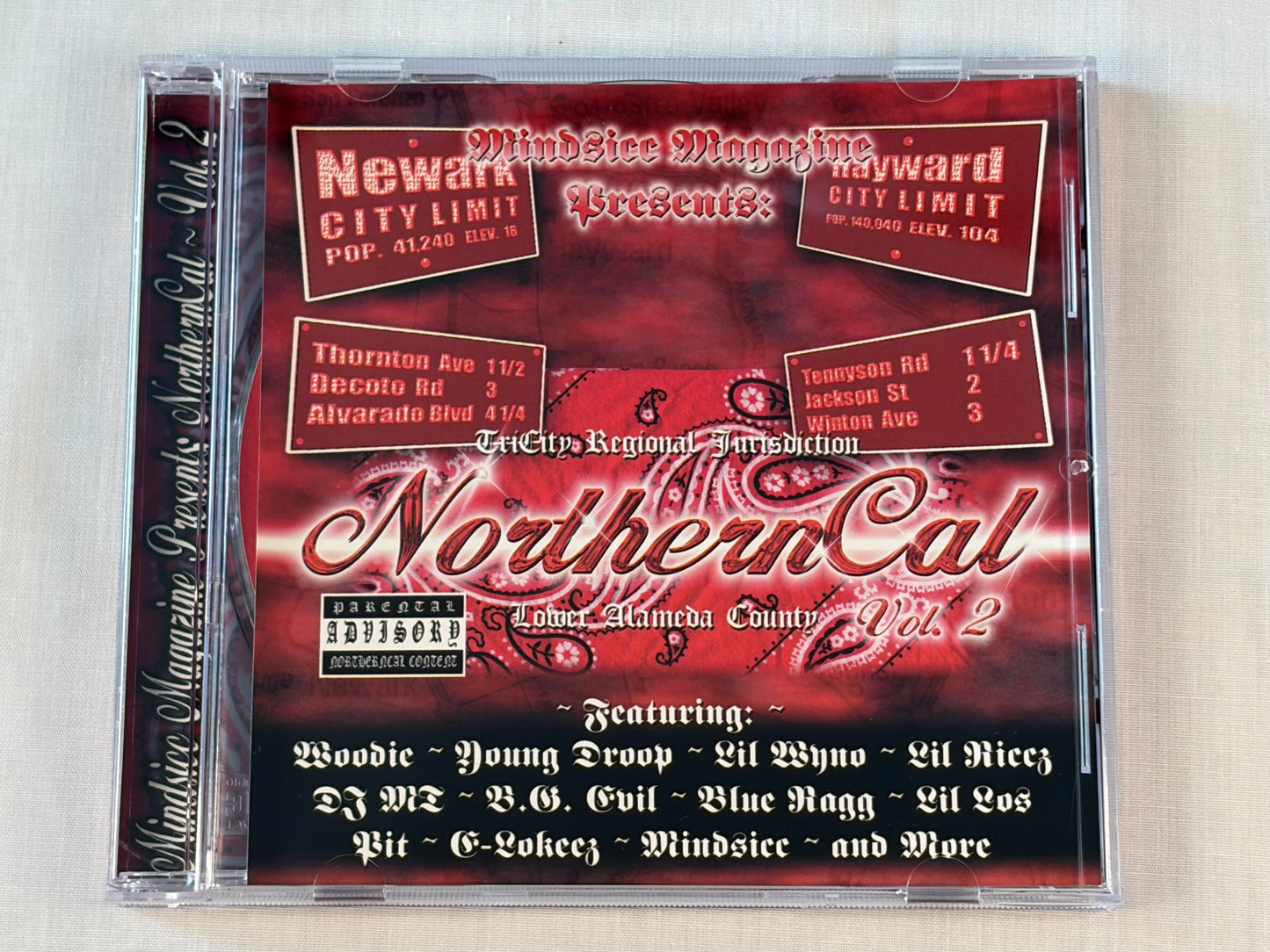 Northern Cal Vol.2 Various Artists Woodie Young Droop Mindsicc 2002 Original Rap CD Bay Area G Rap