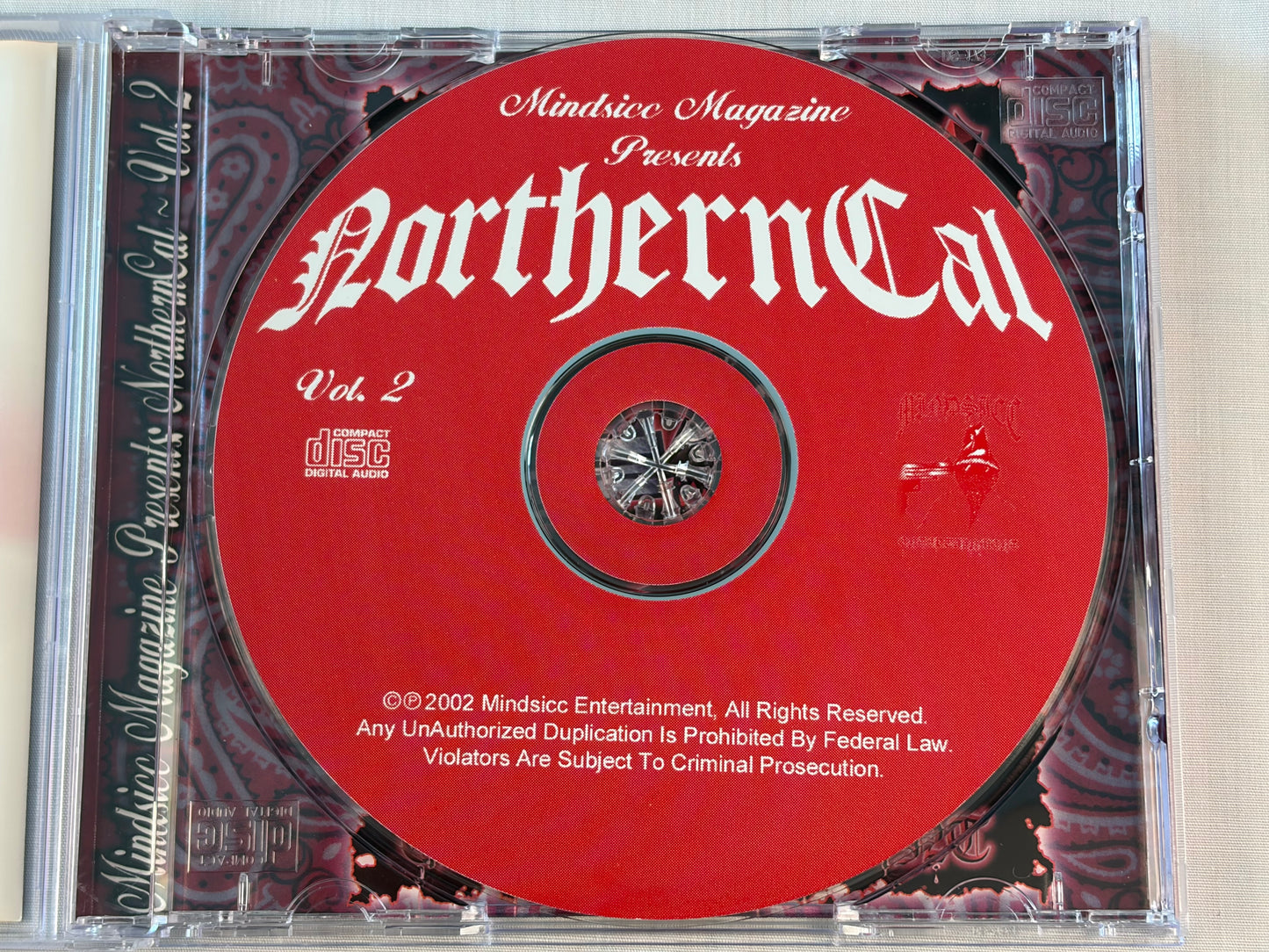 Northern Cal Vol.2 Various Artists Woodie Young Droop Mindsicc 2002 Original Rap CD Bay Area G Rap