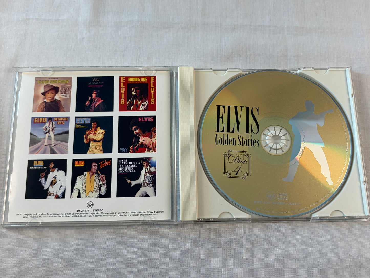 Elvis Presley Golden Stories 5CD Box Set 2011 Sony Music Japan Official Compilation DYCP1738