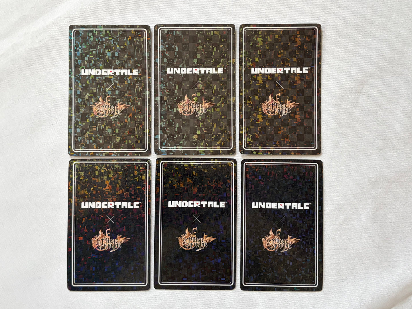 UNDERTALE Music Engine CD Vol.1-6 Complete Set Official Soundtrack with 6 Bonus Hologram Cards