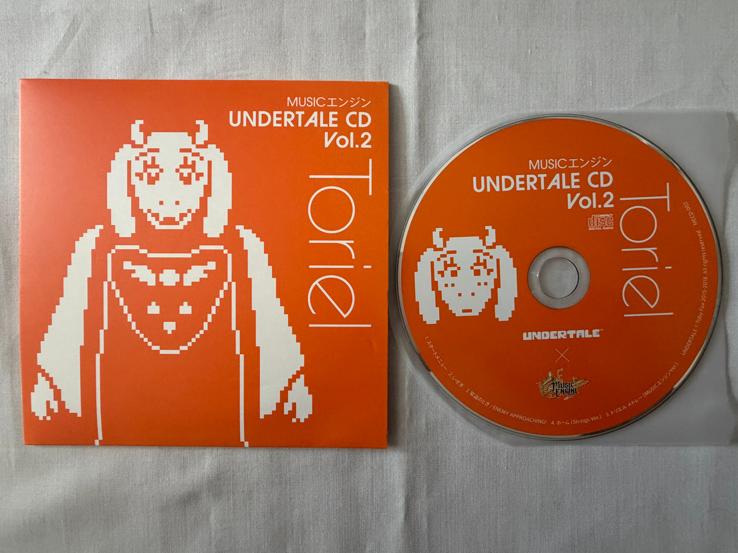UNDERTALE Music Engine CD Vol.1-5 Complete Set Official Video Game Soundtrack