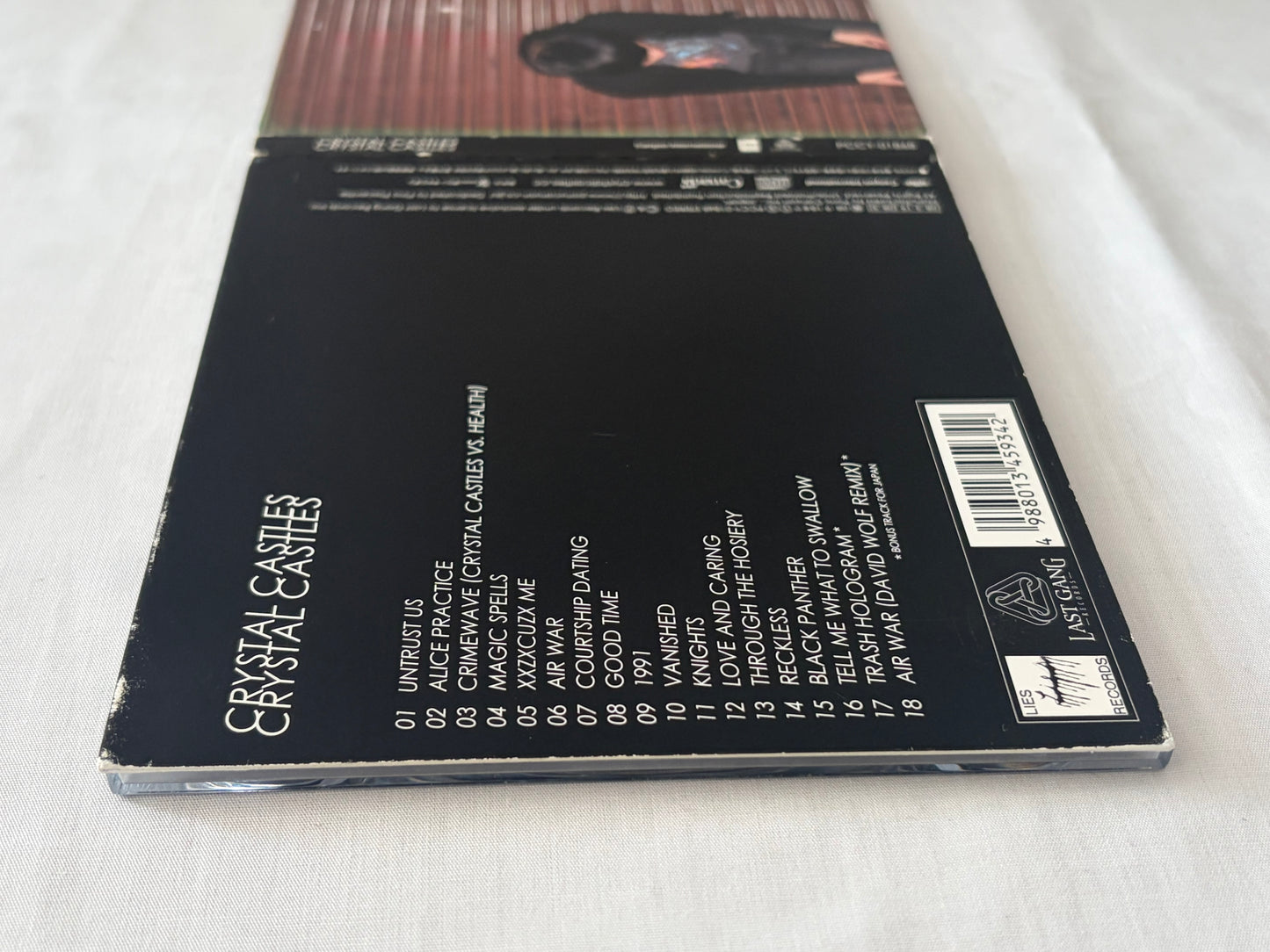 Crystal Castles – Self Titled (Japan Edition, 2008 CD, PCCY-01868, Bonus Tracks, w/ Obi)