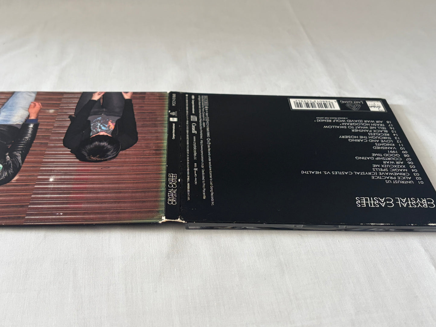 Crystal Castles – Self Titled (Japan Edition, 2008 CD, PCCY-01868, Bonus Tracks, w/ Obi)