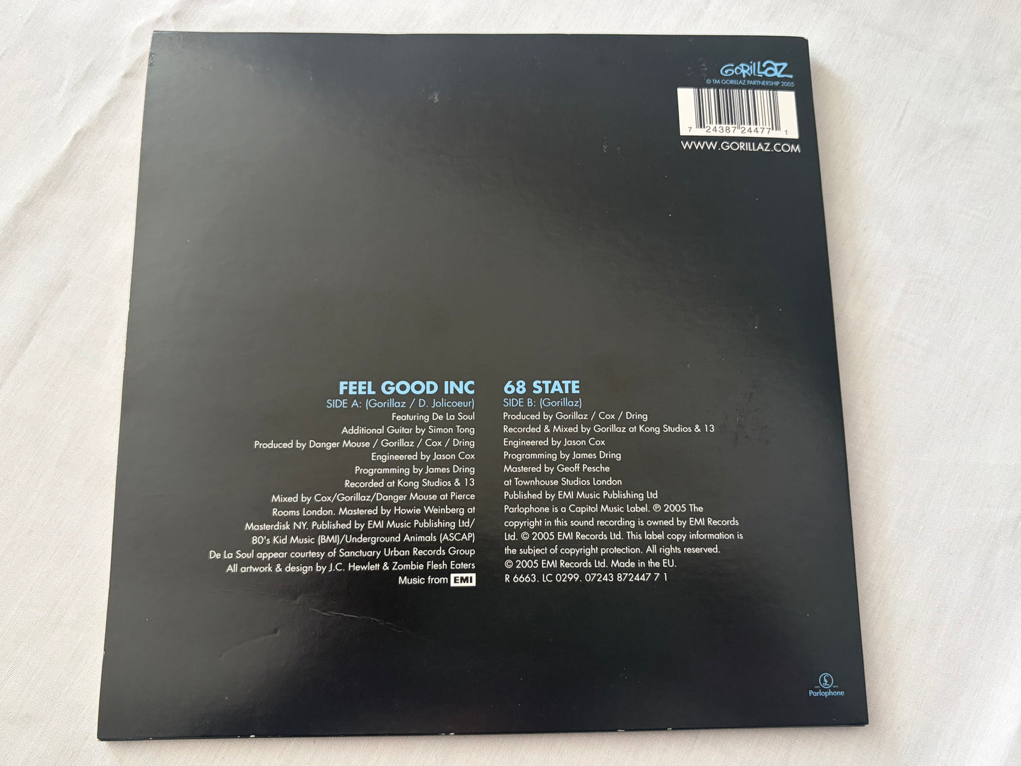 Gorillaz Feel Good Inc 7 Inch Picture Disc Vinyl 2005 Parlophone R6663 Single