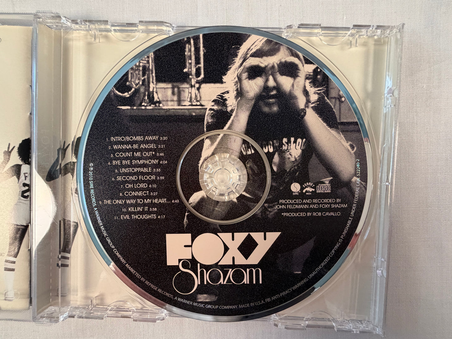 Foxy Shazam Self Titled CD 2010 US Pressing Sire Records Unstoppable Alternative Rock