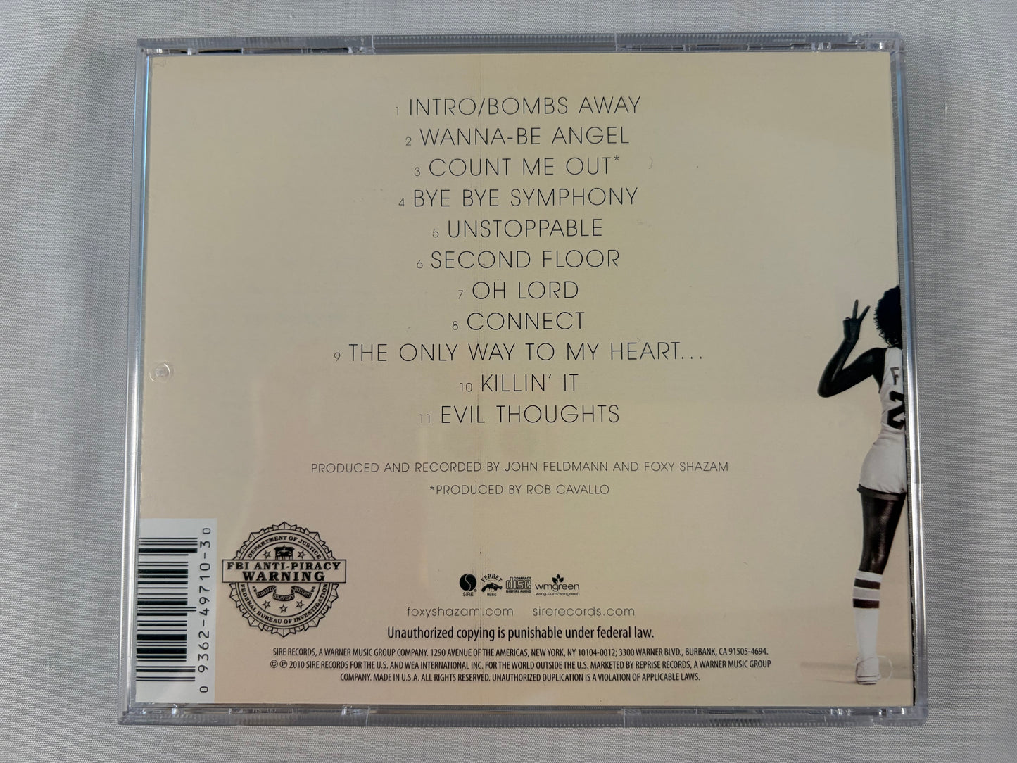 Foxy Shazam Self Titled CD 2010 US Pressing Sire Records Unstoppable Alternative Rock