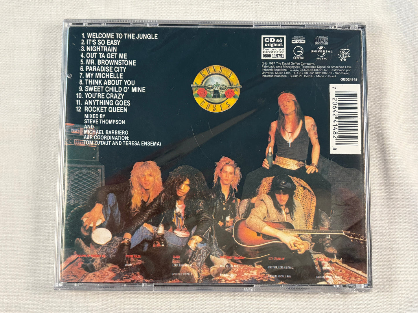 Guns N' Roses – Appetite for Destruction [CD / Brazil Pressing / Original Artwork]