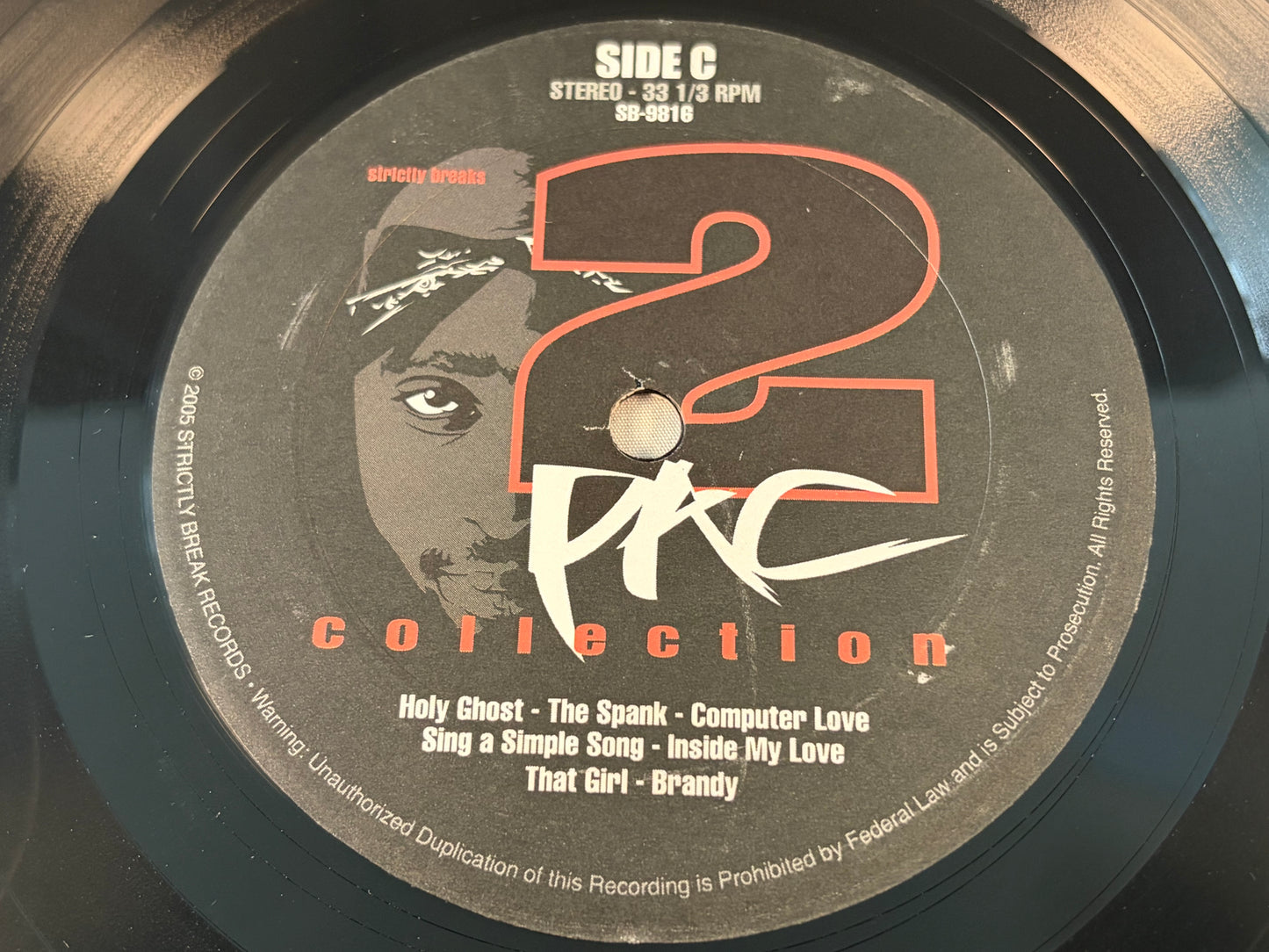 The 2Pac Collection Strictly Breaks 2005 2LP Vinyl DJ Sample Sources Tupac Shakur Funk Soul