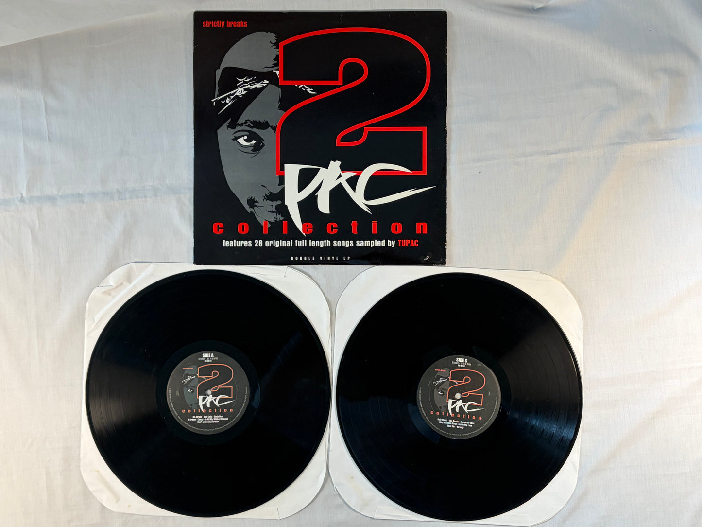 The 2Pac Collection Strictly Breaks 2005 2LP Vinyl DJ Sample Sources Tupac Shakur Funk Soul