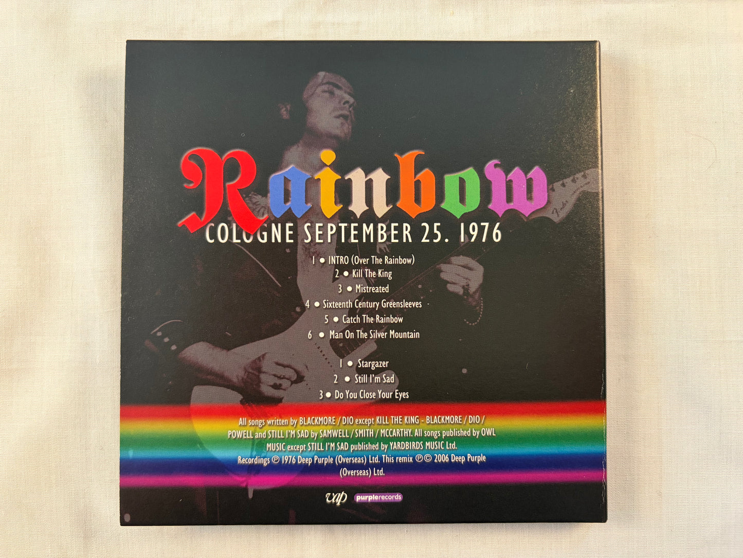 Rainbow Deutschland Tournee 1976 Live in Germany 6CD Box Set w/ OBI Purple Records VPCK 85354