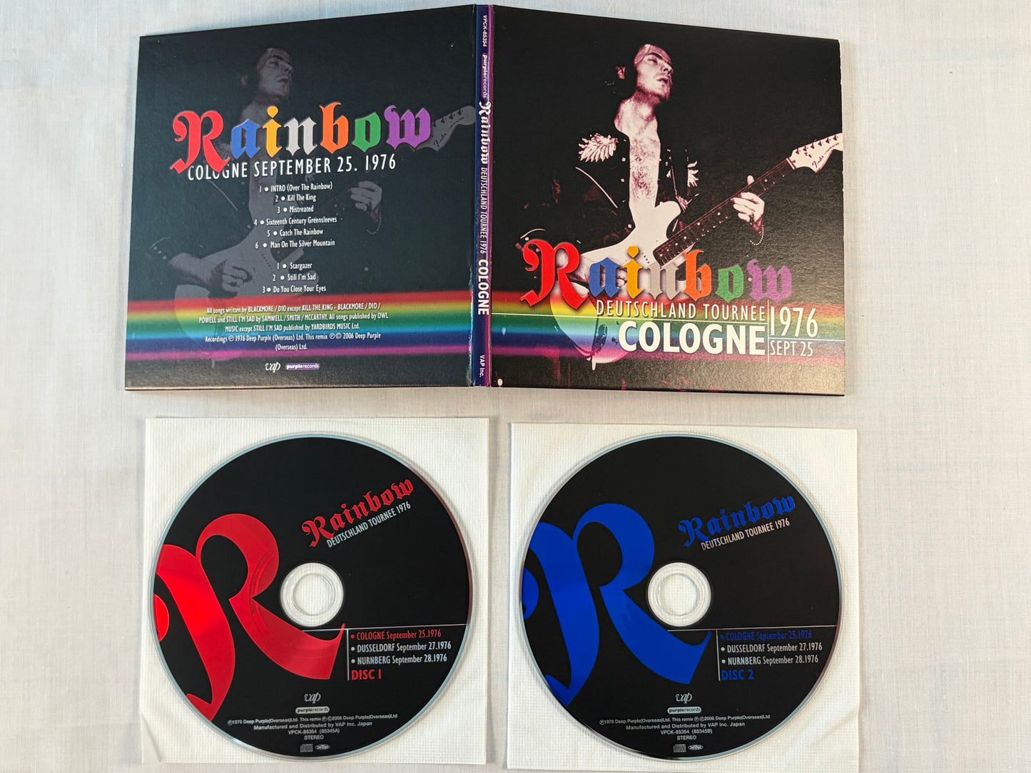 Rainbow Deutschland Tournee 1976 Live in Germany 6CD Box Set w/ OBI Purple Records VPCK 85354