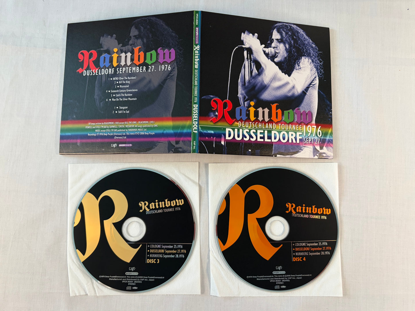 Rainbow Deutschland Tournee 1976 Live in Germany 6CD Box Set w/ OBI Purple Records VPCK 85354