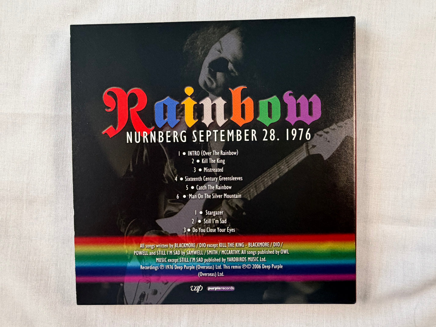 Rainbow Deutschland Tournee 1976 Live in Germany 6CD Box Set w/ OBI Purple Records VPCK 85354