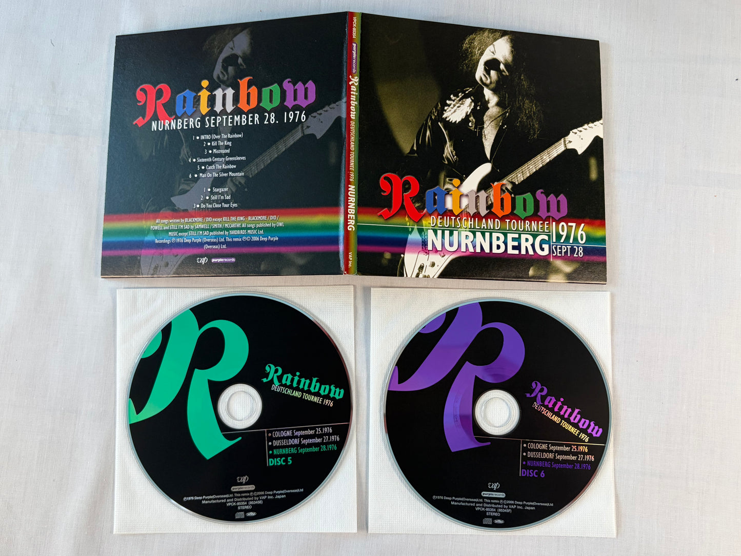 Rainbow Deutschland Tournee 1976 Live in Germany 6CD Box Set w/ OBI Purple Records VPCK 85354