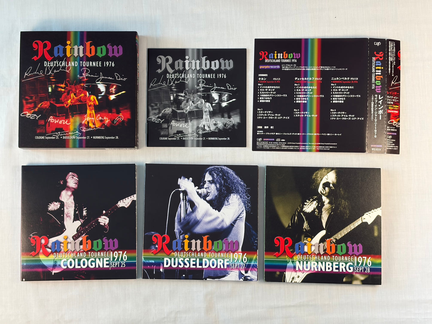 Rainbow Deutschland Tournee 1976 Live in Germany 6CD Box Set w/ OBI Purple Records VPCK 85354