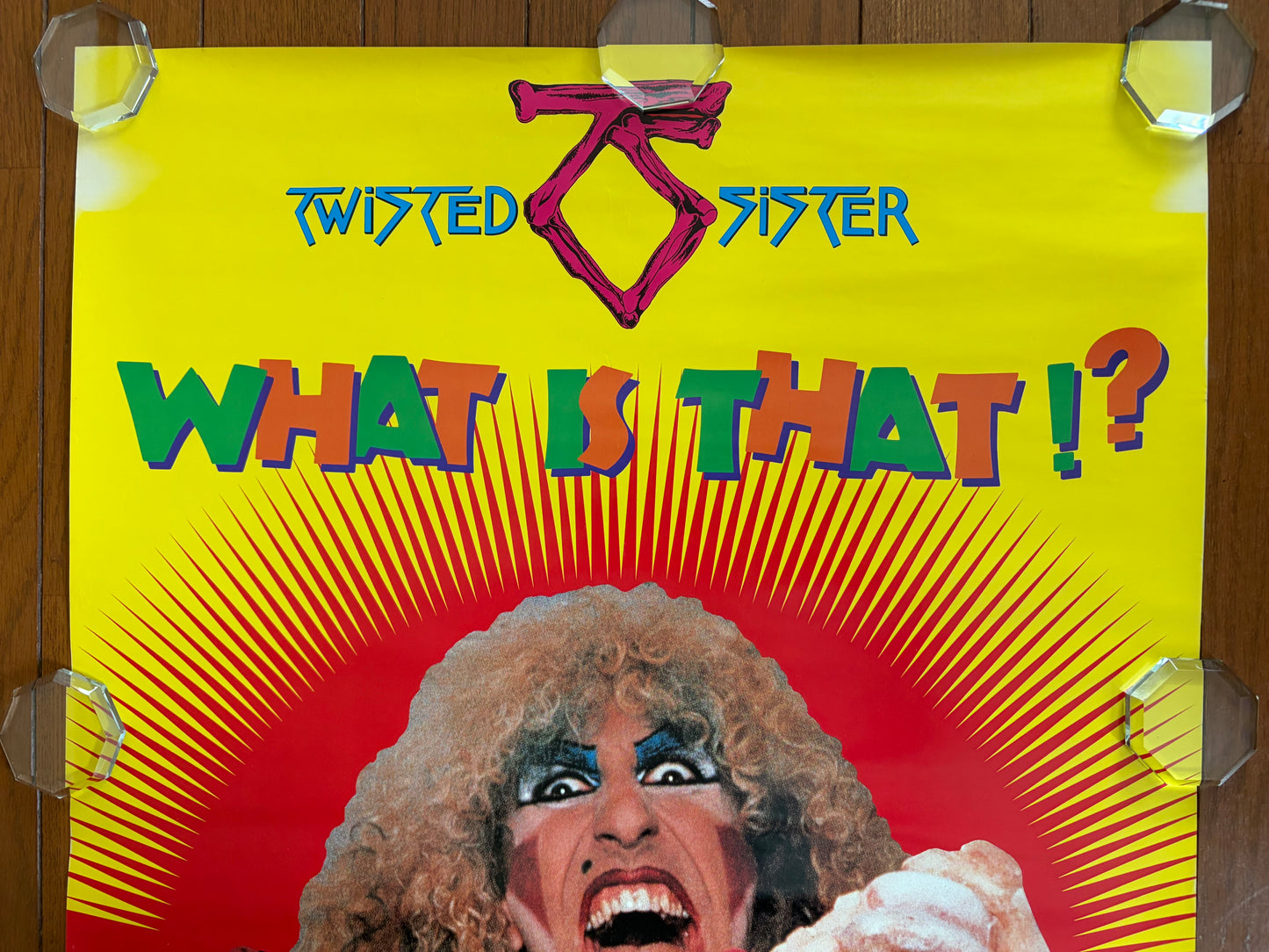Twisted Sister Stay Hungry 1984 Original Japan Promo Poster B2 Size Not For Sale Warner Pioneer