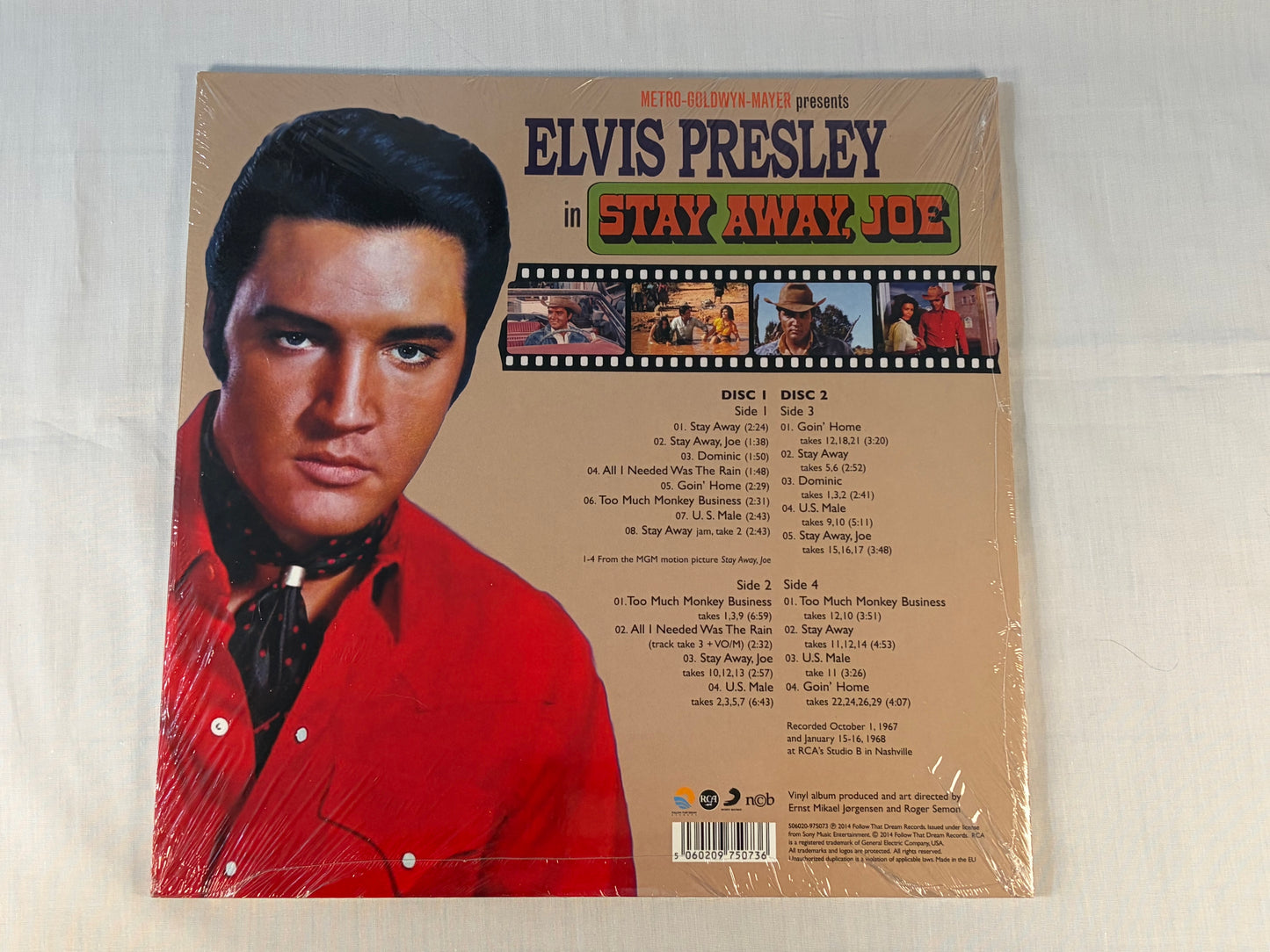 Elvis Presley Stay Away Joe 2014 FTD RCA Victor 2LP Factory Sealed 180 Gram Vinyl Follow That Dream