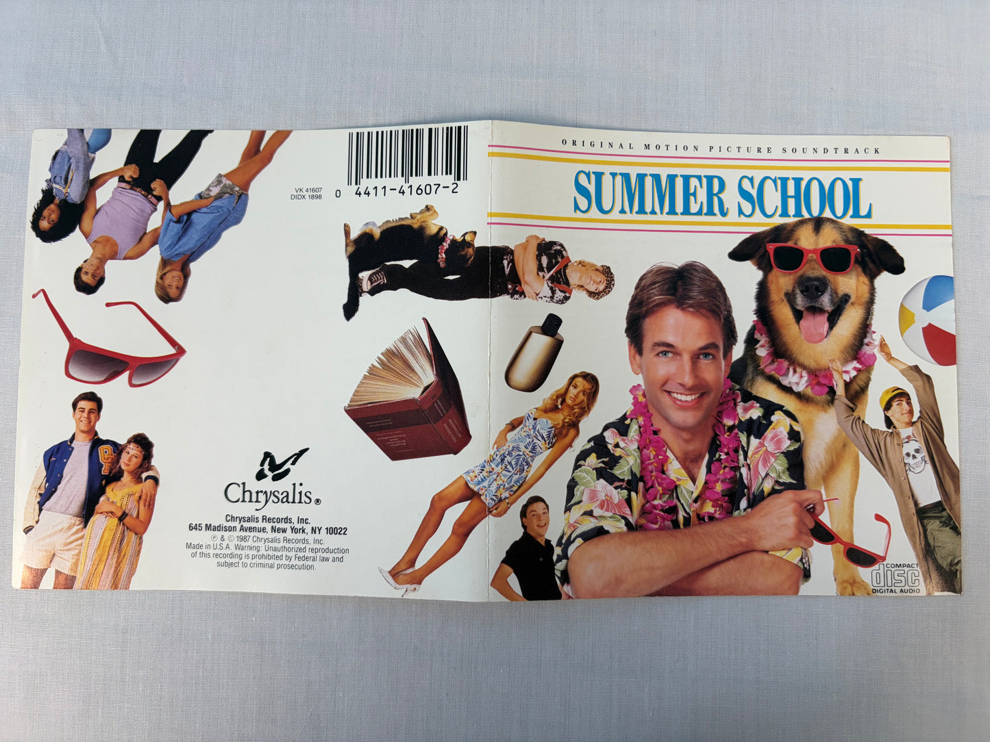 Summer School Original Motion Picture Soundtrack CD 1987 VK 41607 Danny Elfman E.G. Daily