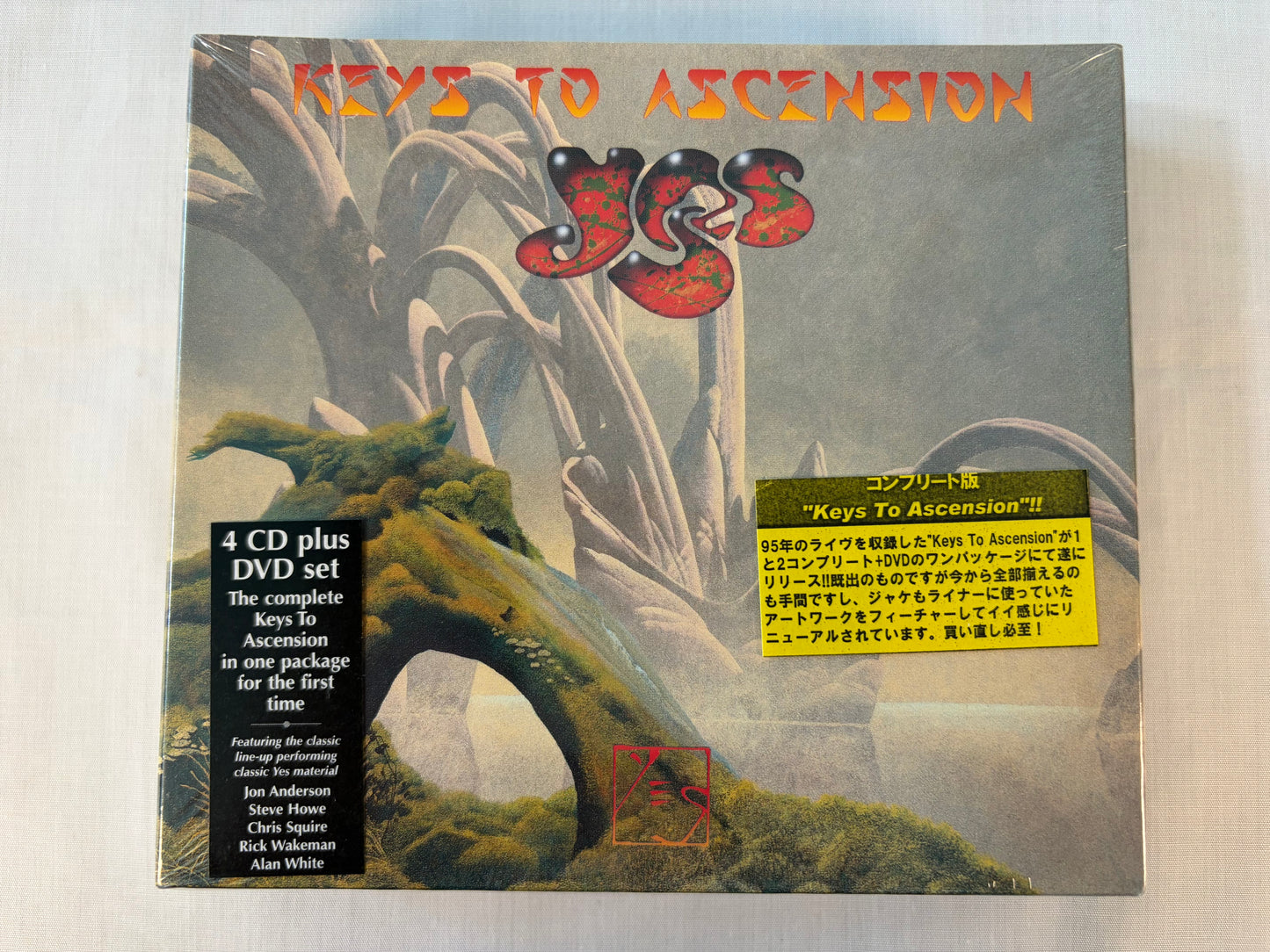 Yes Keys To Ascension 4CD DVD Complete Box Set Japan Sticker Sealed PRPCD067