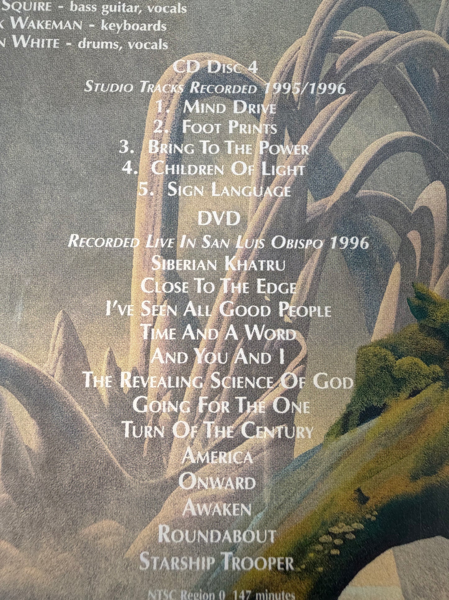 Yes Keys To Ascension 4CD DVD Complete Box Set Japan Sticker Sealed PRPCD067