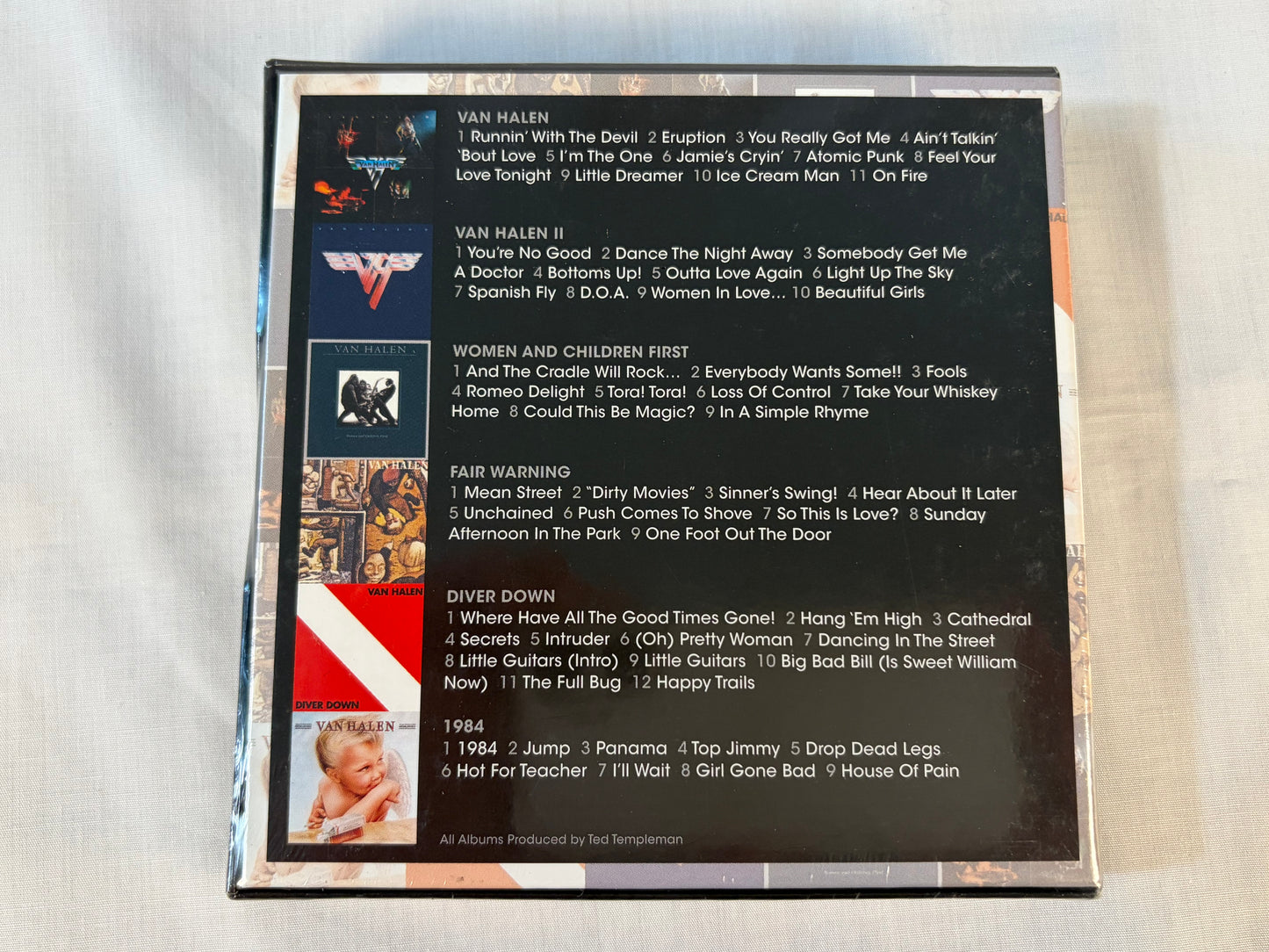 Van Halen The Studio Albums 1978-1984 6CD Limited Box Set Factory Sealed w/ Japan Import Sticker