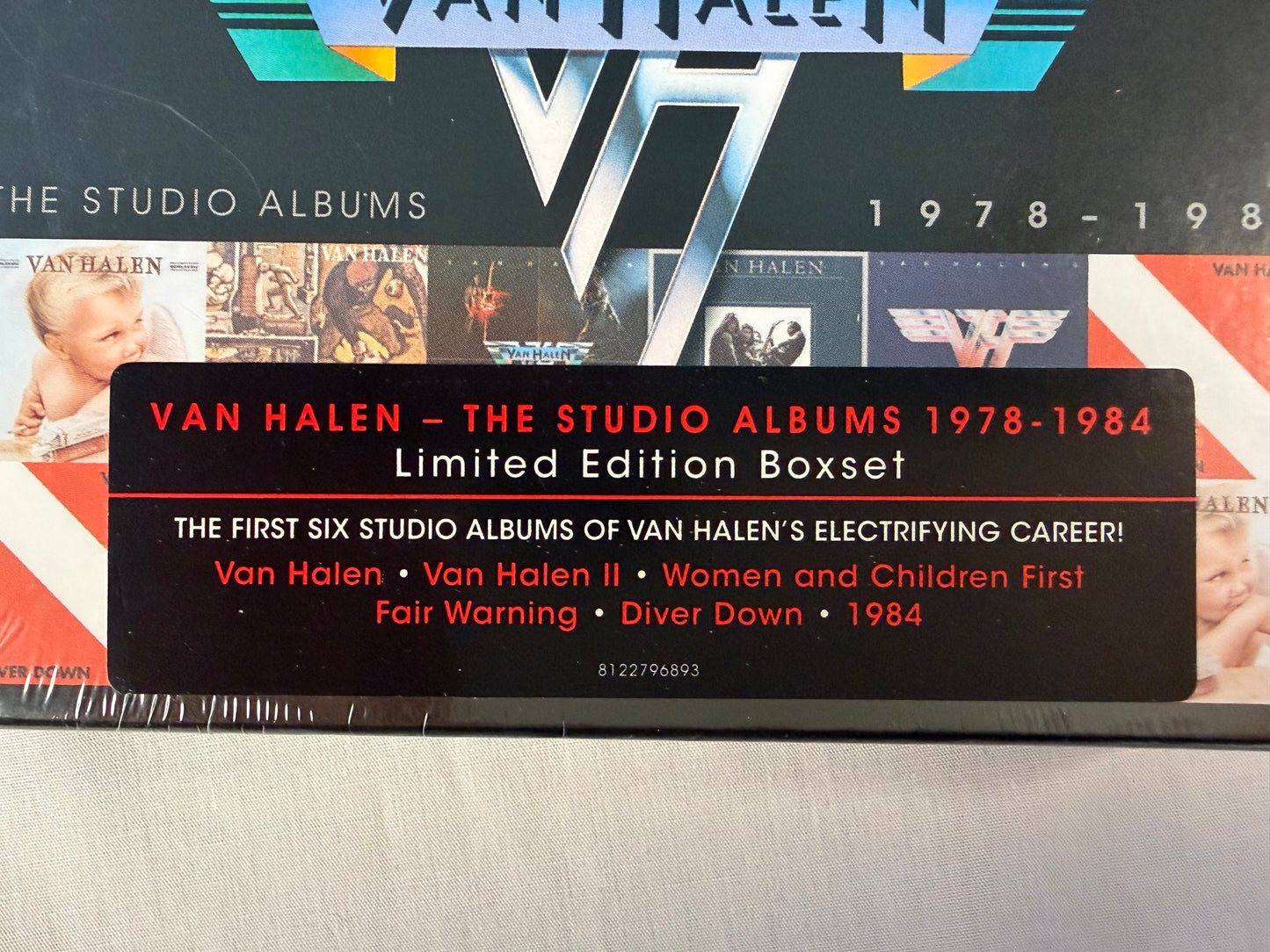 Van Halen The Studio Albums 1978-1984 6CD Limited Box Set Factory Sealed w/ Japan Import Sticker