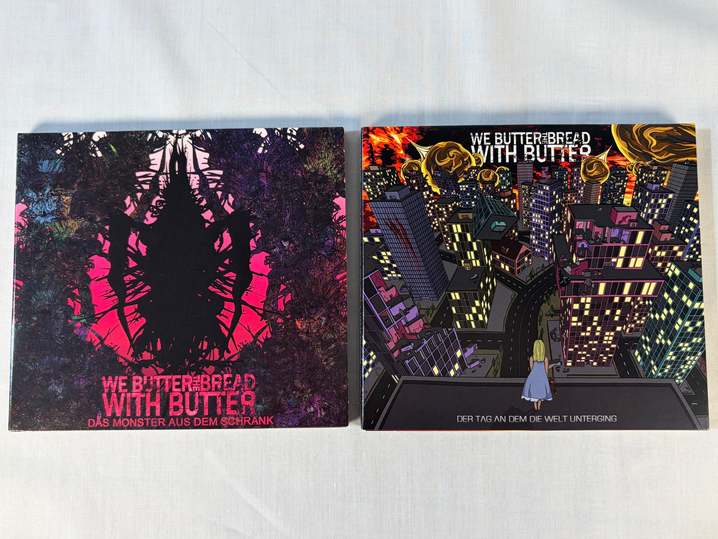 We Butter The Bread With Butter 2 CD Set Redfield Records Digipak Das Monster aus dem Schrank