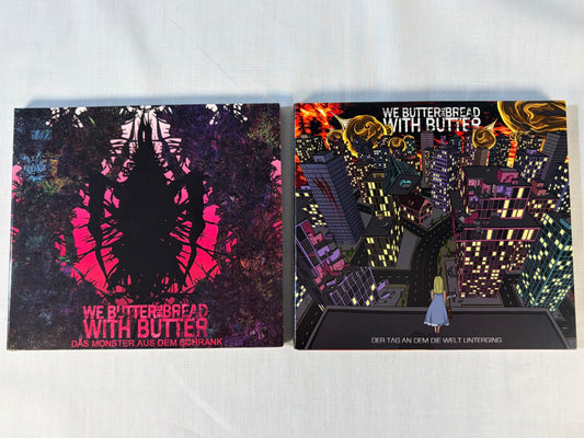 We Butter The Bread With Butter 2 CD Set Redfield Records Digipak Das Monster aus dem Schrank