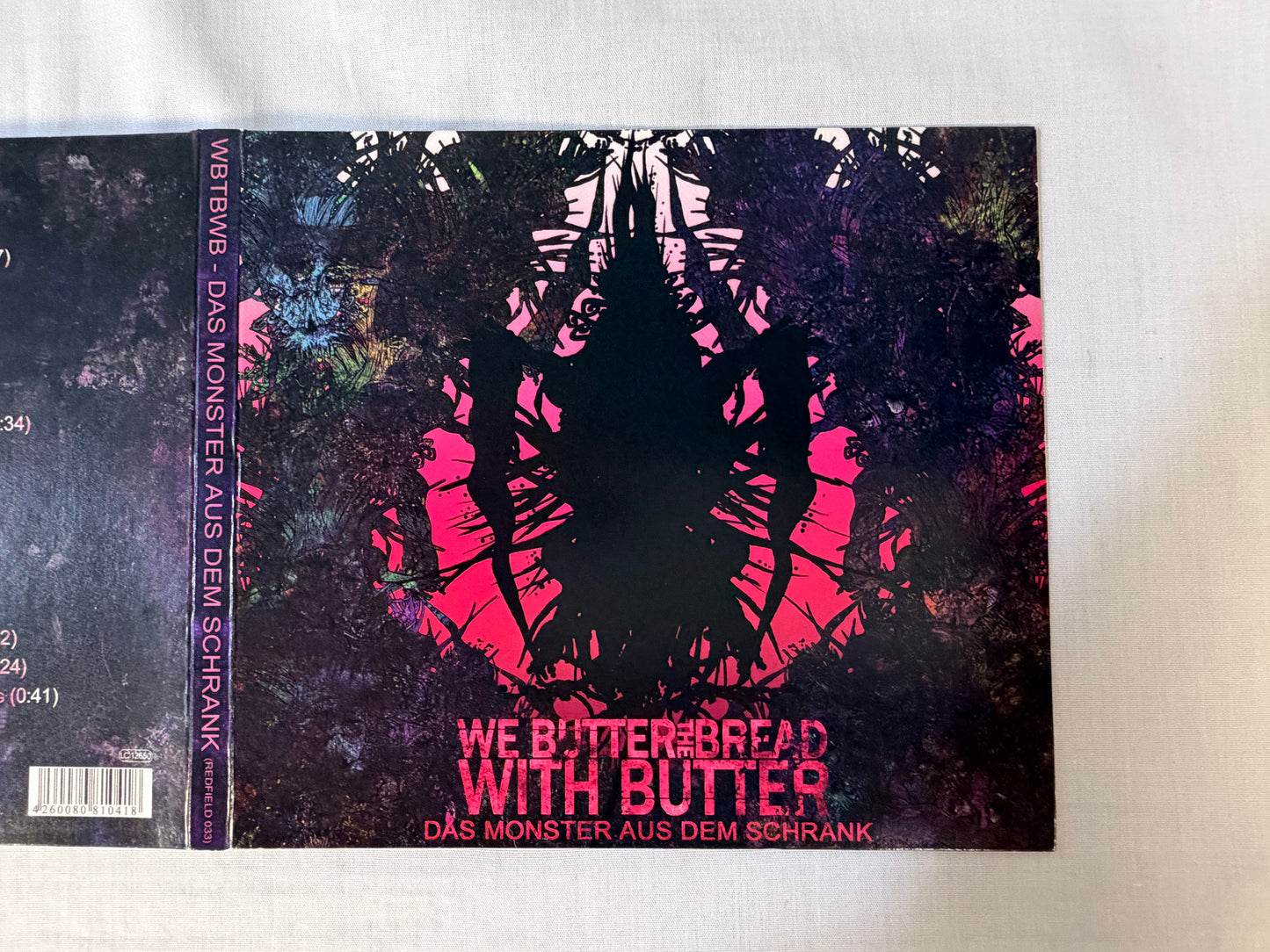We Butter The Bread With Butter 2 CD Set Redfield Records Digipak Das Monster aus dem Schrank
