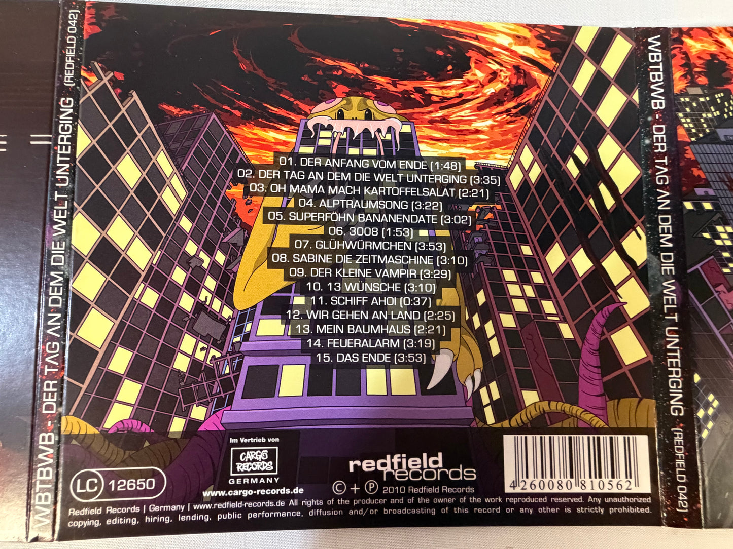 We Butter The Bread With Butter 2 CD Set Redfield Records Digipak Das Monster aus dem Schrank