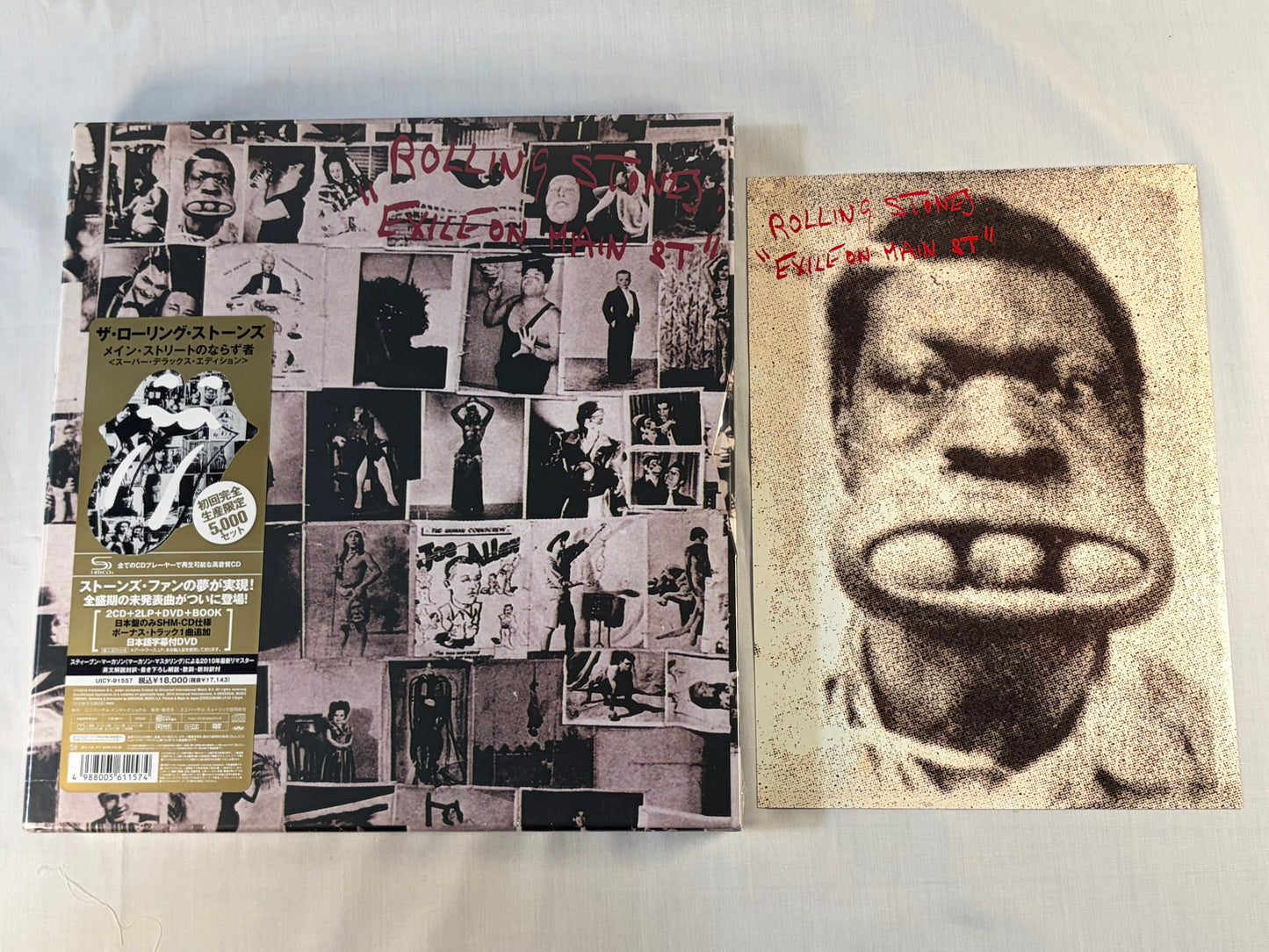 The Rolling Stones Exile on Main St Super Deluxe Edition 2010 Japan Box Set Factory Sealed 2CD 2LP DVD