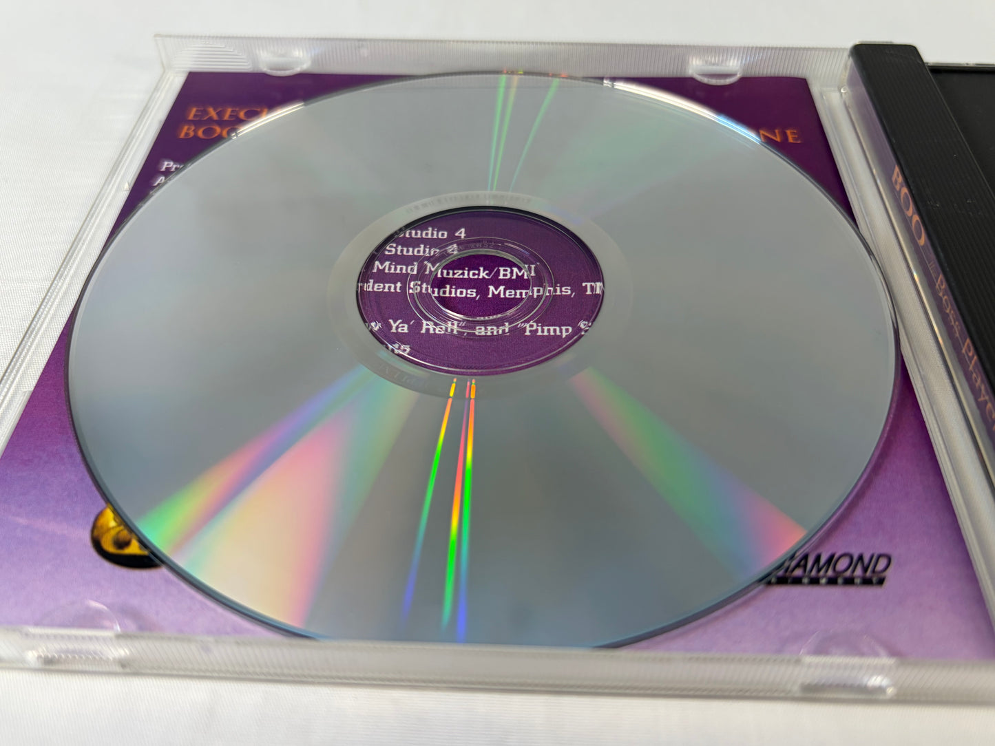Boo The Boss Player Boss Player 1996 US Original CD BDE 1001 G-Rap Mississippi Black Diamond