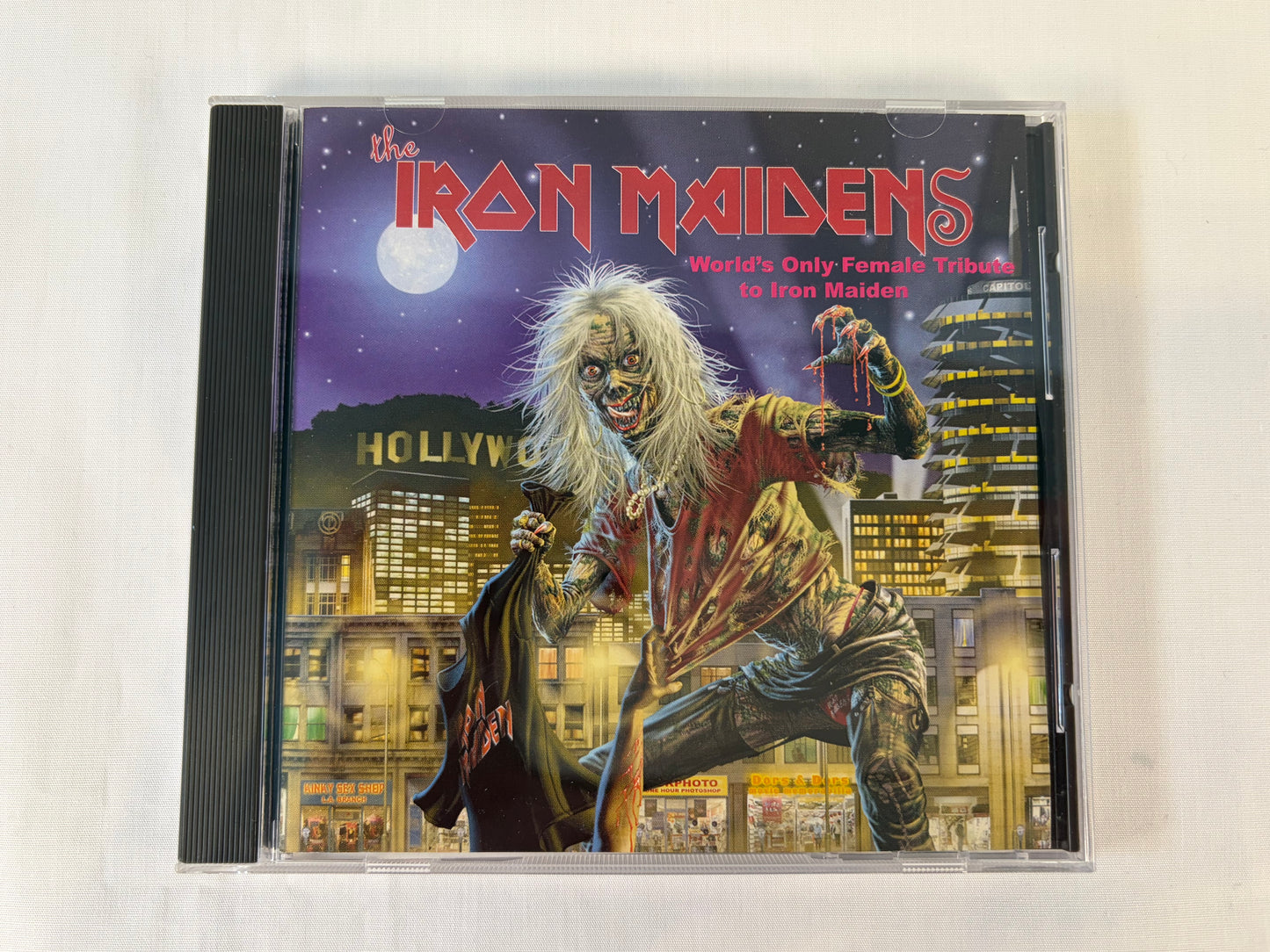 The Iron Maidens Tribute Japan Edition CD w/ OBI Powerslave XQAK-1002 Bonus Tracks Heavy Metal