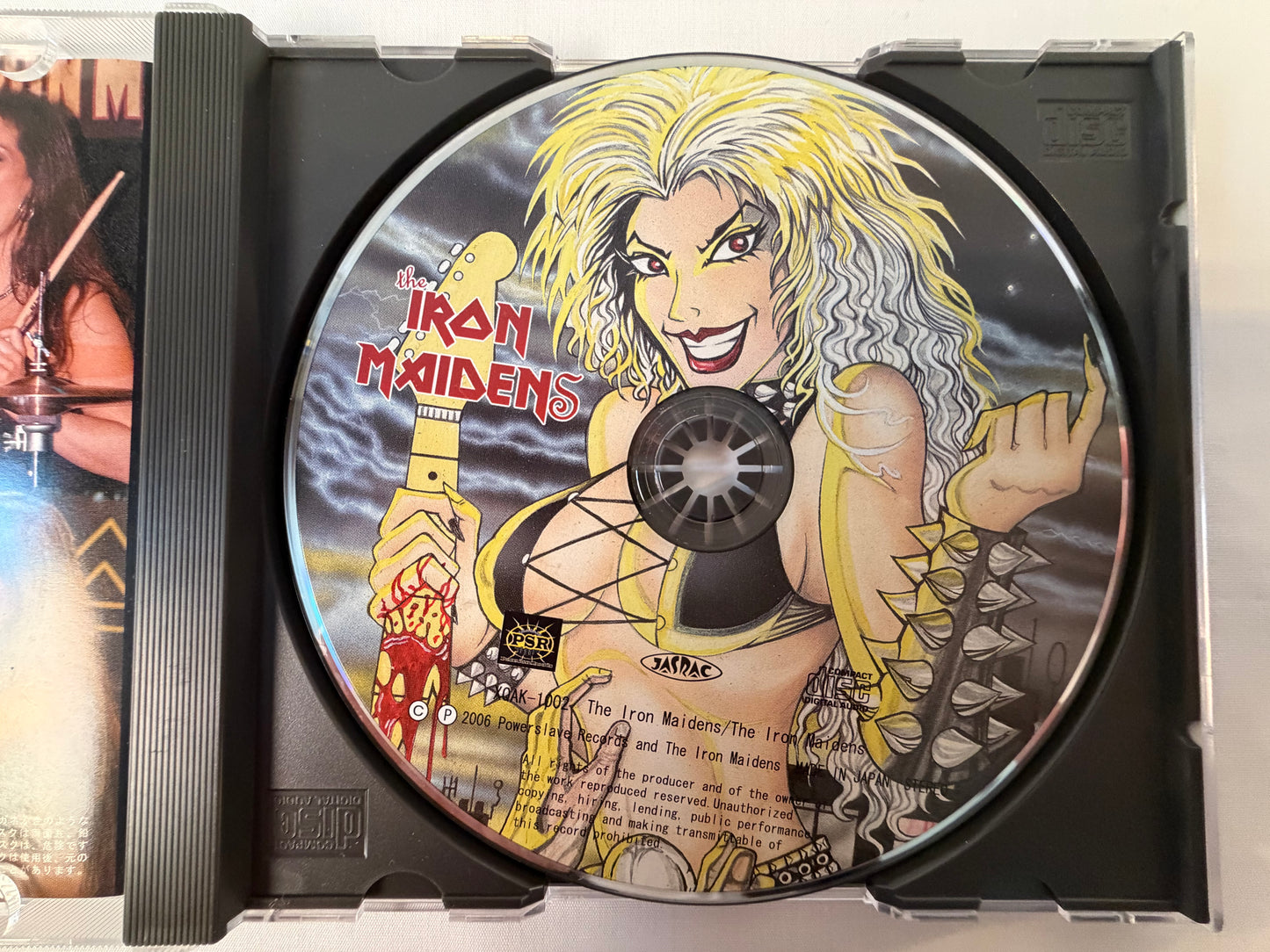 The Iron Maidens Tribute Japan Edition CD w/ OBI Powerslave XQAK-1002 Bonus Tracks Heavy Metal