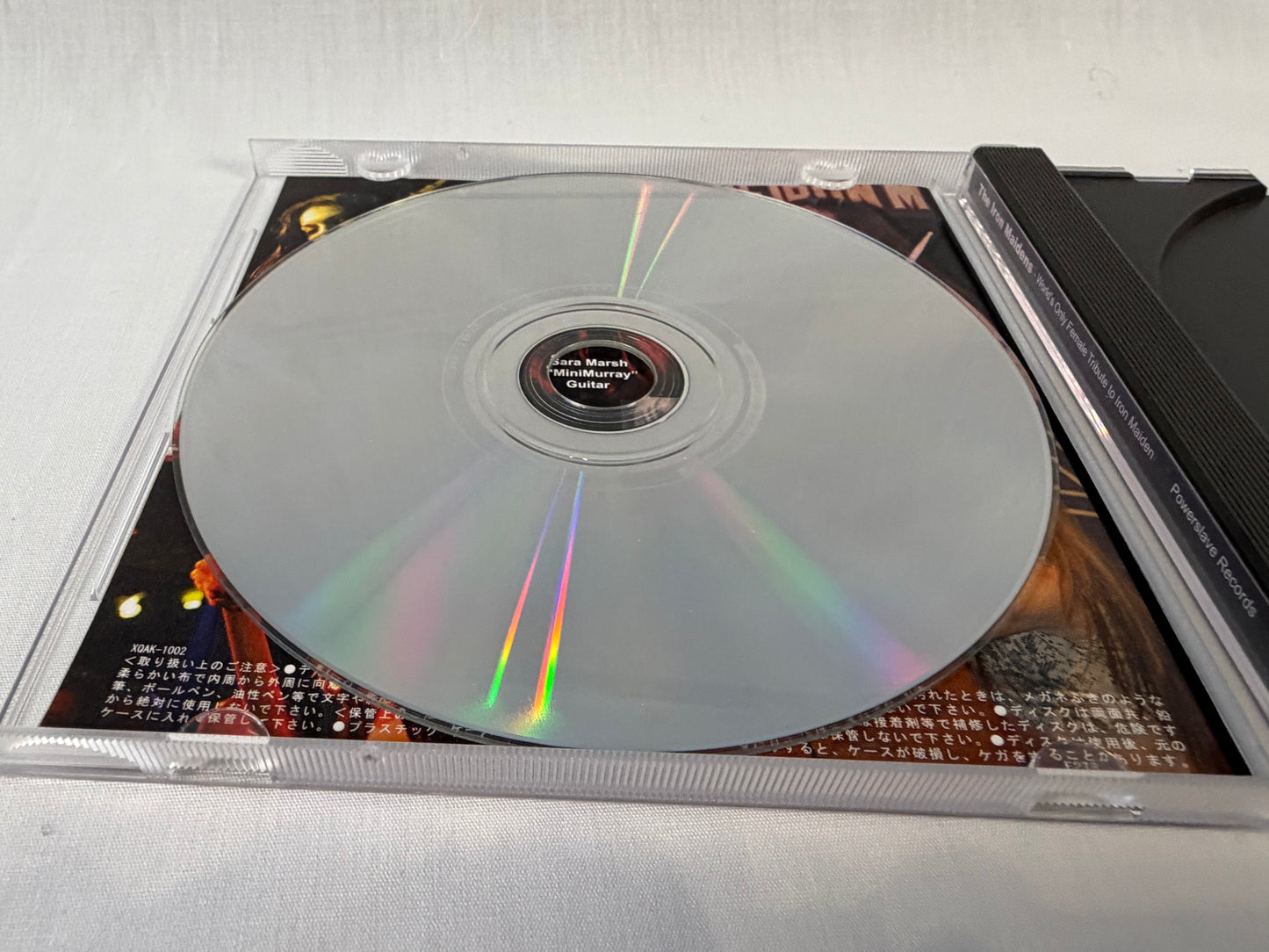 The Iron Maidens Tribute Japan Edition CD w/ OBI Powerslave XQAK-1002 Bonus Tracks Heavy Metal